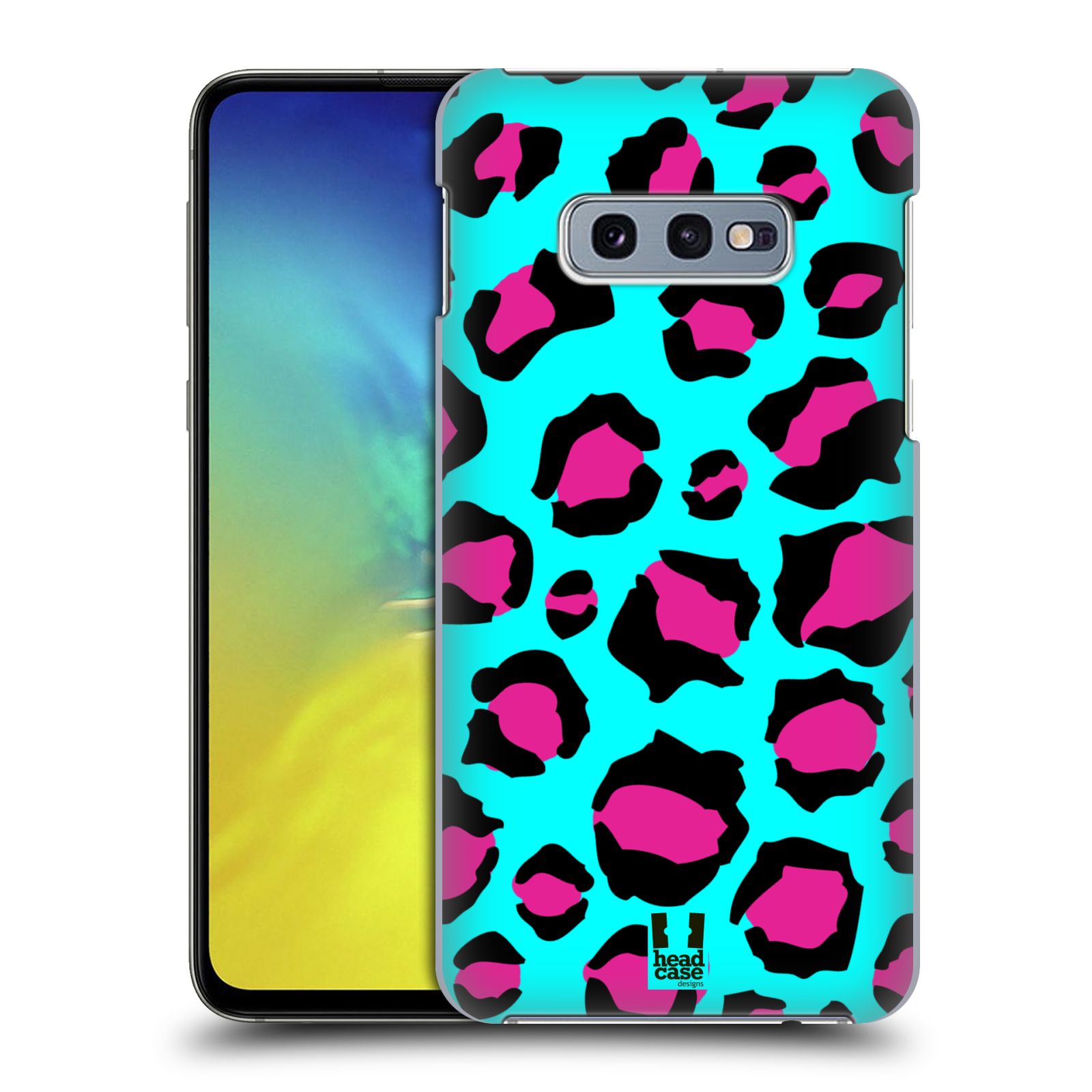Pouzdro na mobil Samsung Galaxy S10e - HEAD CASE - vzor Divočina zvíře tyrkysový leopard