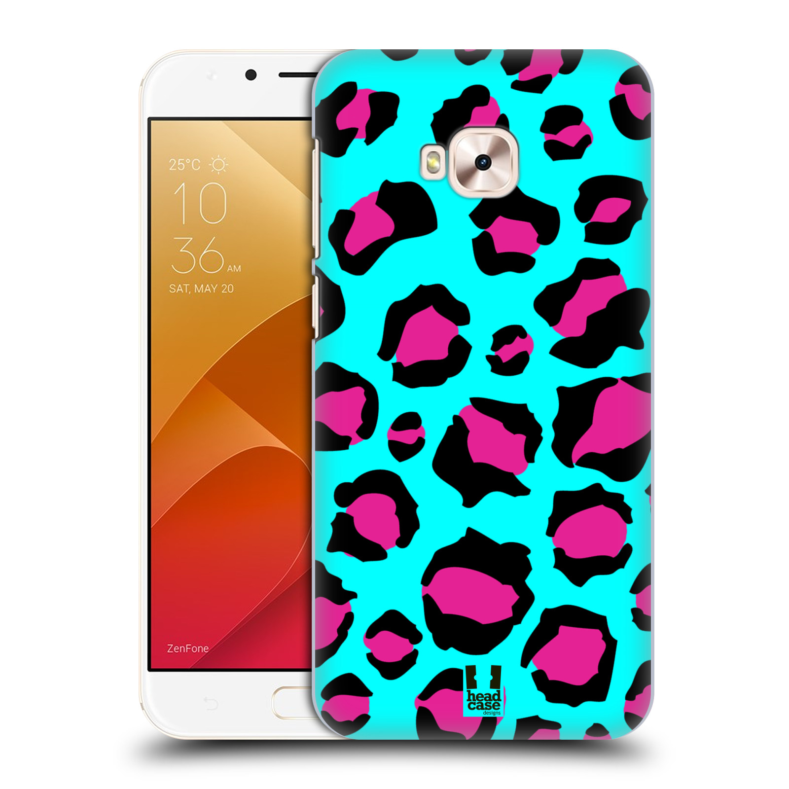 HEAD CASE plastový obal na mobil Asus Zenfone 4 Selfie Pro ZD552KL vzor Divočina zvíře tyrkysový leopard