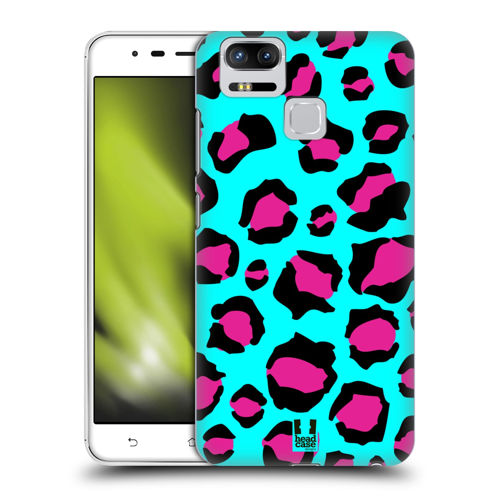 HEAD CASE plastový obal na mobil Asus Zenfone 3 Zoom ZE553KL vzor Divočina zvíře tyrkysový leopard