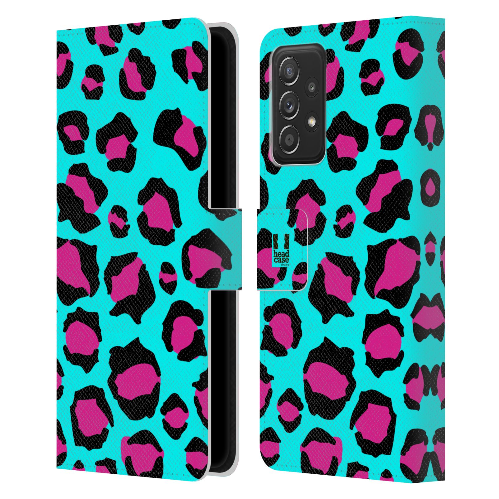Pouzdro na mobil Samsung Galaxy A52 / A52 G - HEAD CASE - Magický vzor leopard