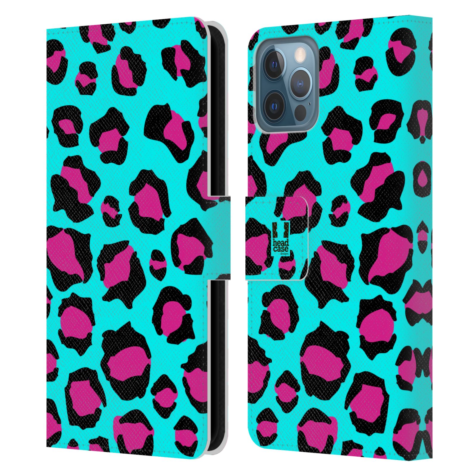 Pouzdro na mobil Apple Iphone 12 / 12 Pro - HEAD CASE - Magický vzor leopard