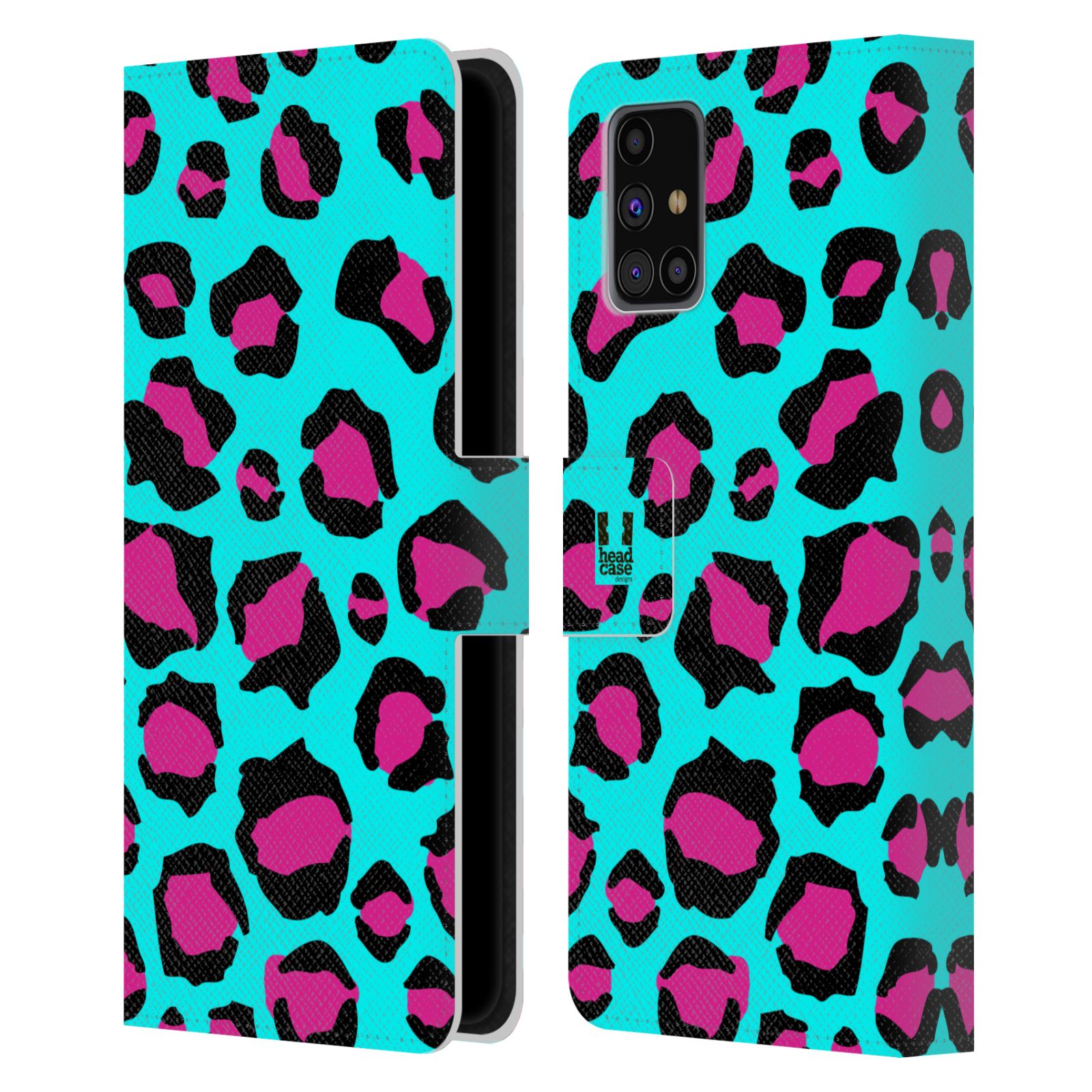Pouzdro na mobil Samsung Galaxy M31s - HEAD CASE - Magický vzor leopard