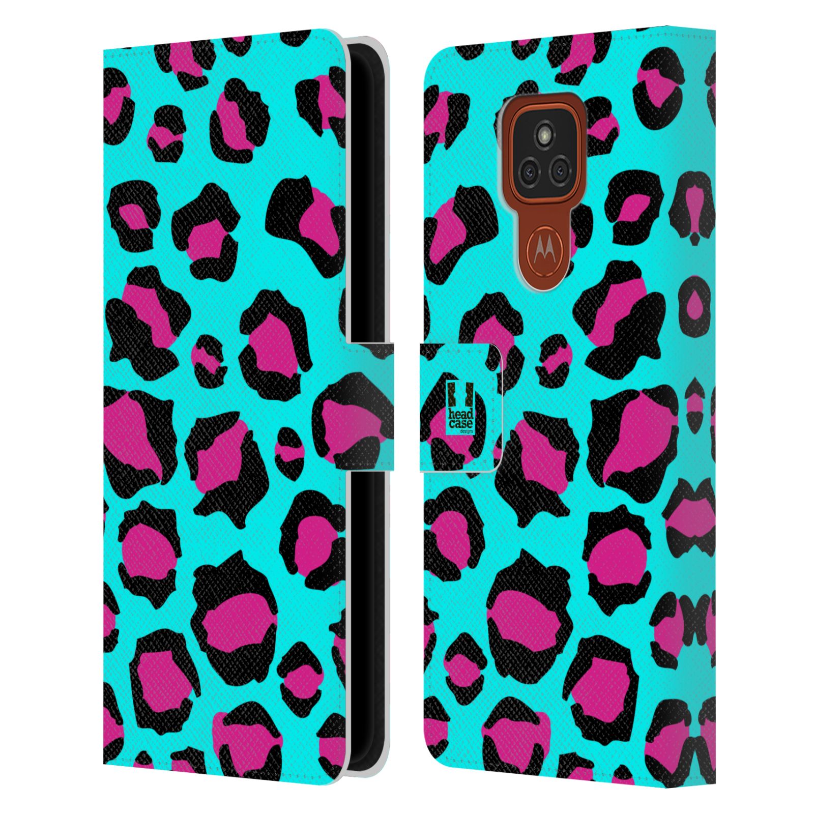 Pouzdro na mobil Motorola Moto E7 Plus - HEAD CASE - Magický vzor leopard