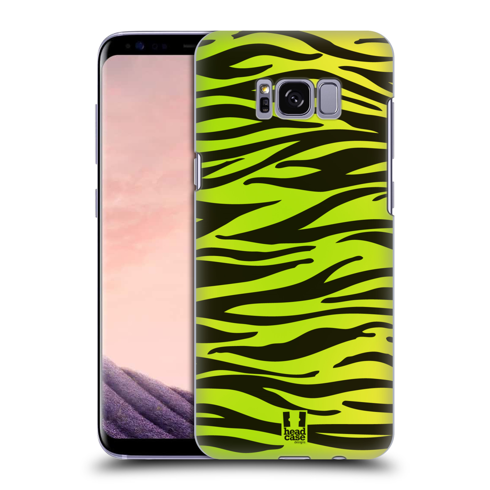 HEAD CASE plastový obal na mobil Samsung Galaxy S8 vzor Divočina zvíře zelená zebra