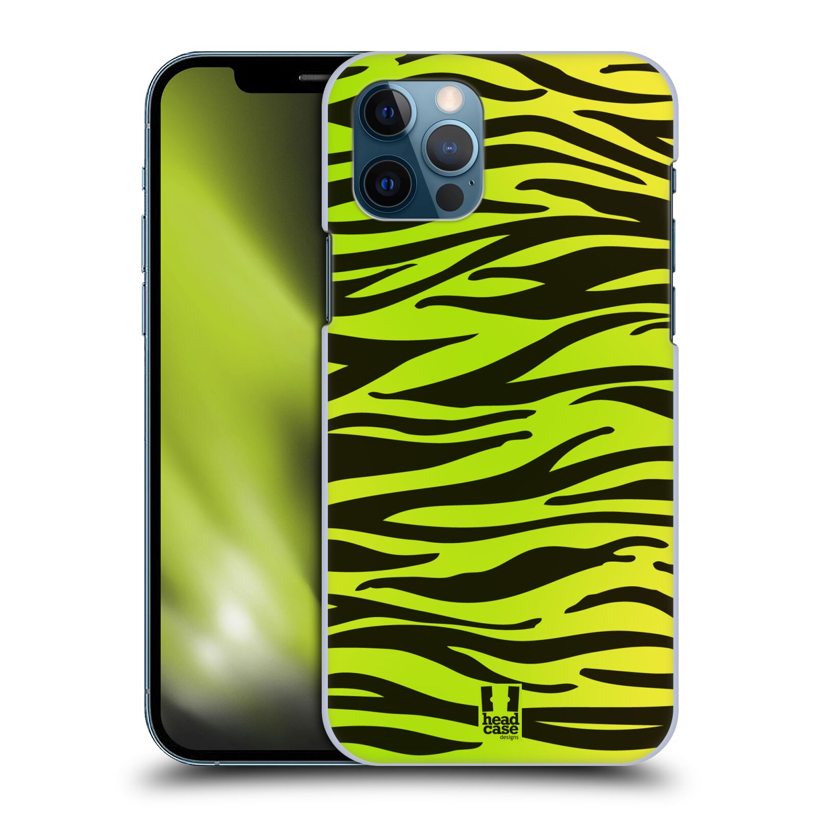 HEAD CASE plastový obal na mobil Apple Iphone 12 / Iphone 12 PRO vzor Divočina zvíře zelená zebra