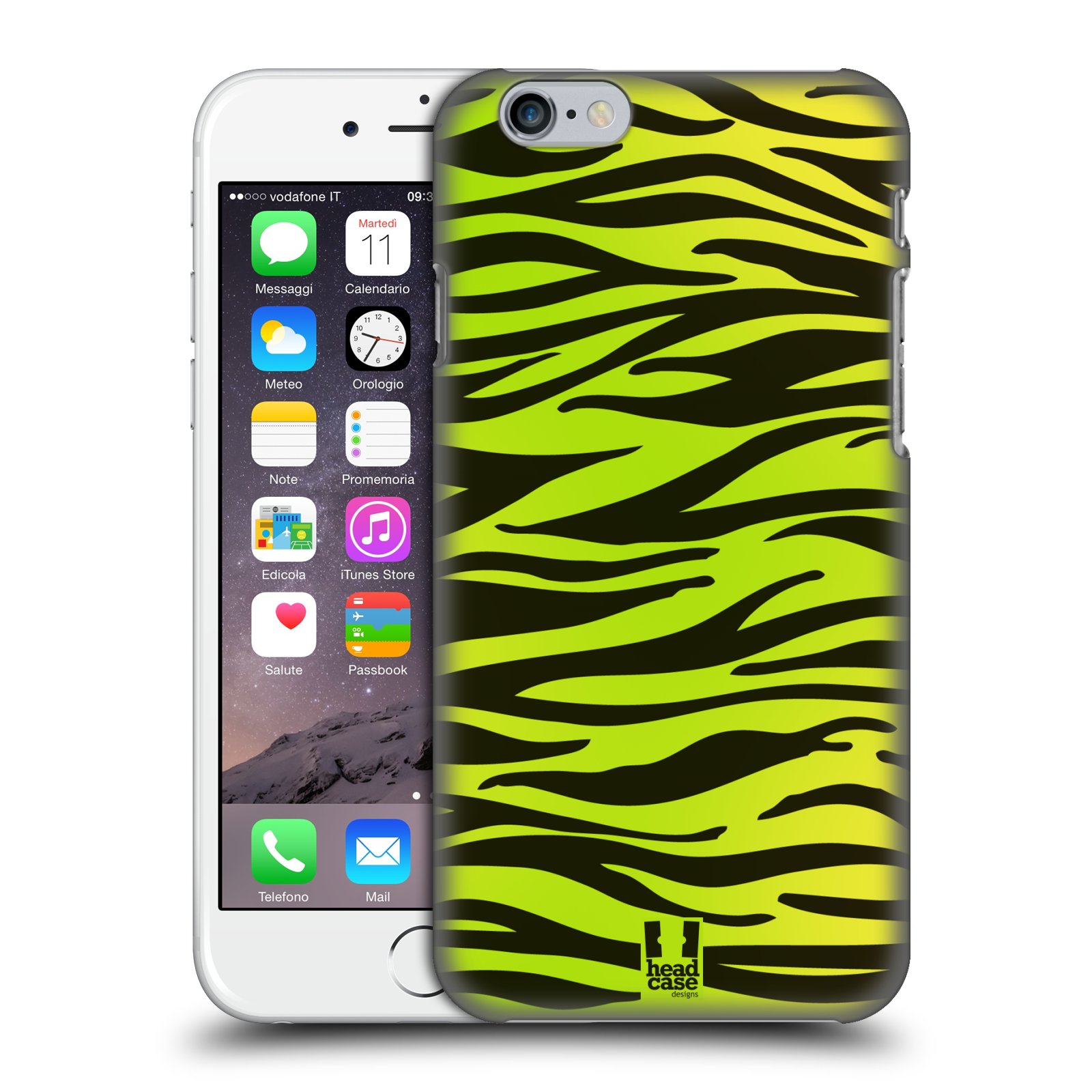 Plastové pouzdro pro mobil Apple Iphone 6/6S vzor Divočina zvíře zelená zebra