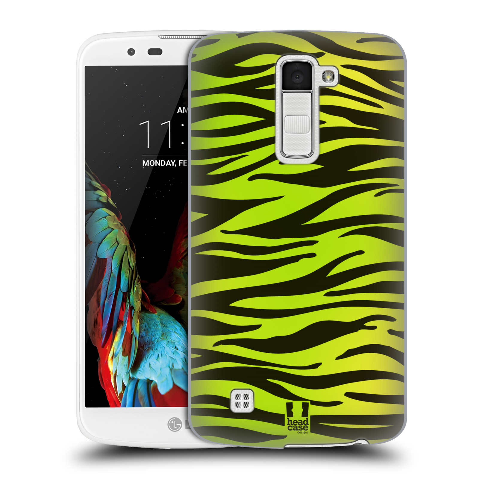 HEAD CASE plastový obal na mobil LG K10 vzor Divočina zvíře zelená zebra