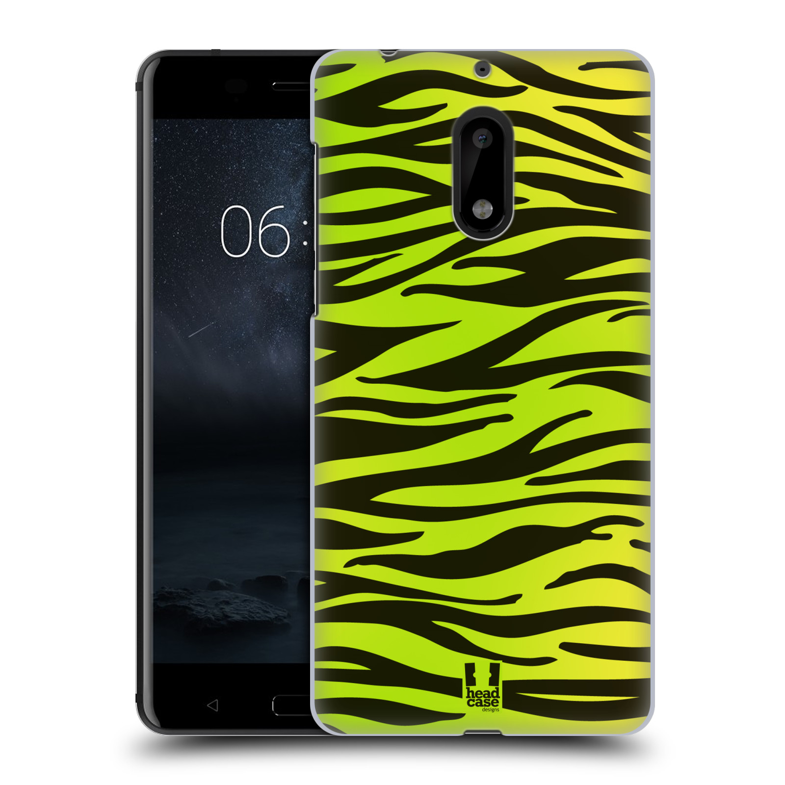 HEAD CASE plastový obal na mobil Nokia 6 vzor Divočina zvíře zelená zebra