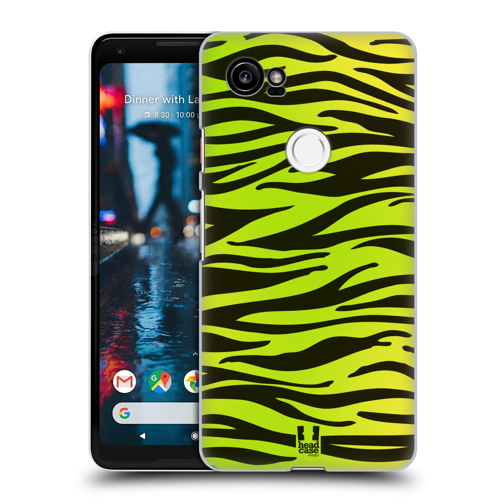 HEAD CASE plastový obal na mobil Google Pixel 2 XL vzor Divočina zvíře zelená zebra