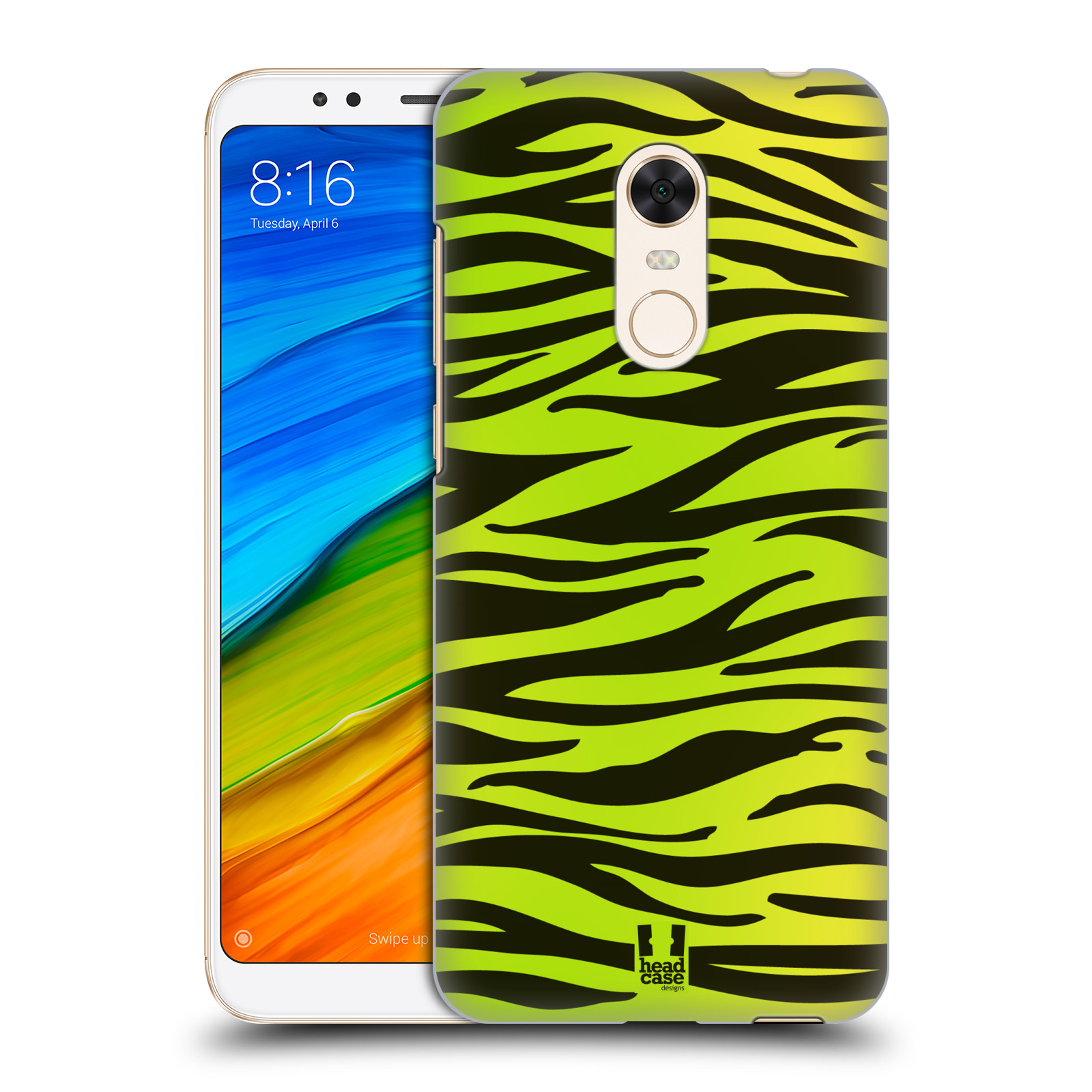 HEAD CASE plastový obal na mobil Xiaomi Redmi 5 PLUS vzor Divočina zvíře zelená zebra