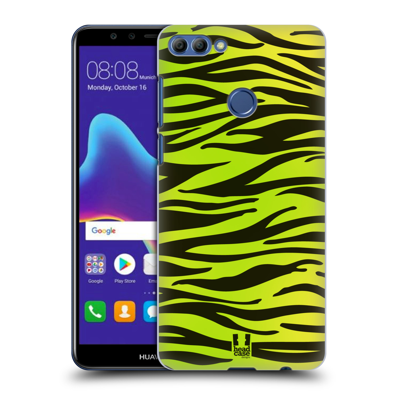 HEAD CASE plastový obal na mobil Huawei Y9 2018 vzor Divočina zvíře zelená zebra