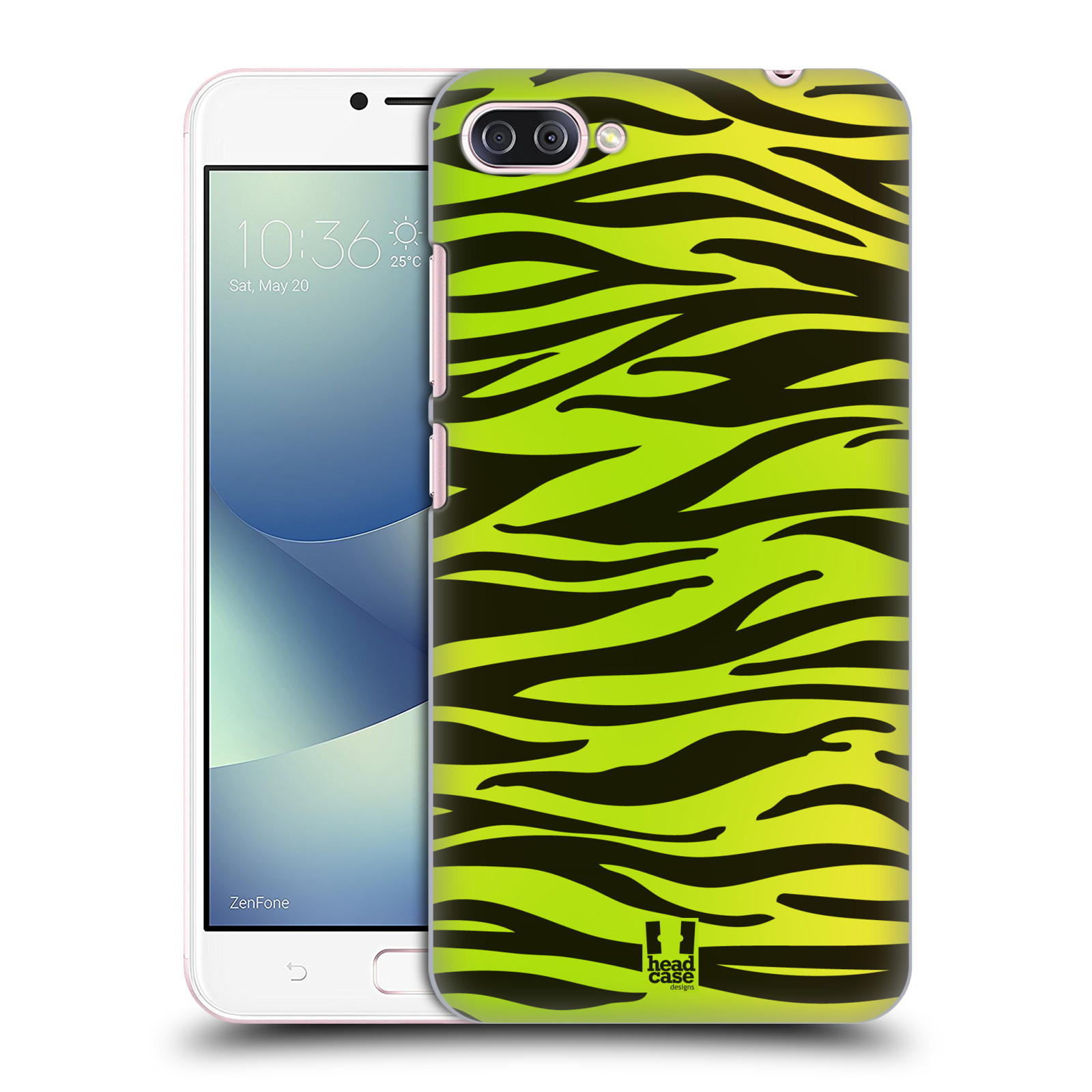 HEAD CASE plastový obal na mobil Asus Zenfone 4 MAX ZC554KL vzor Divočina zvíře zelená zebra