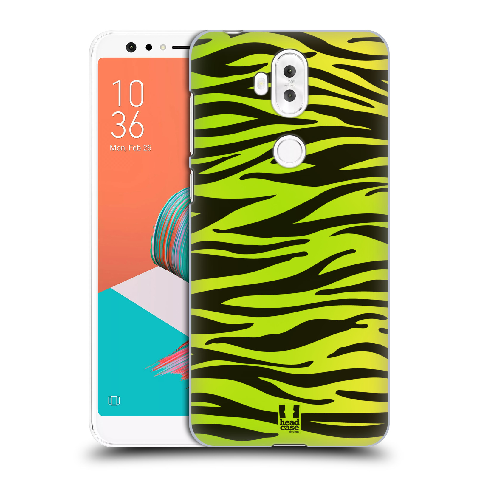 HEAD CASE plastový obal na mobil Asus Zenfone 5 LITE ZC600KL vzor Divočina zvíře zelená zebra