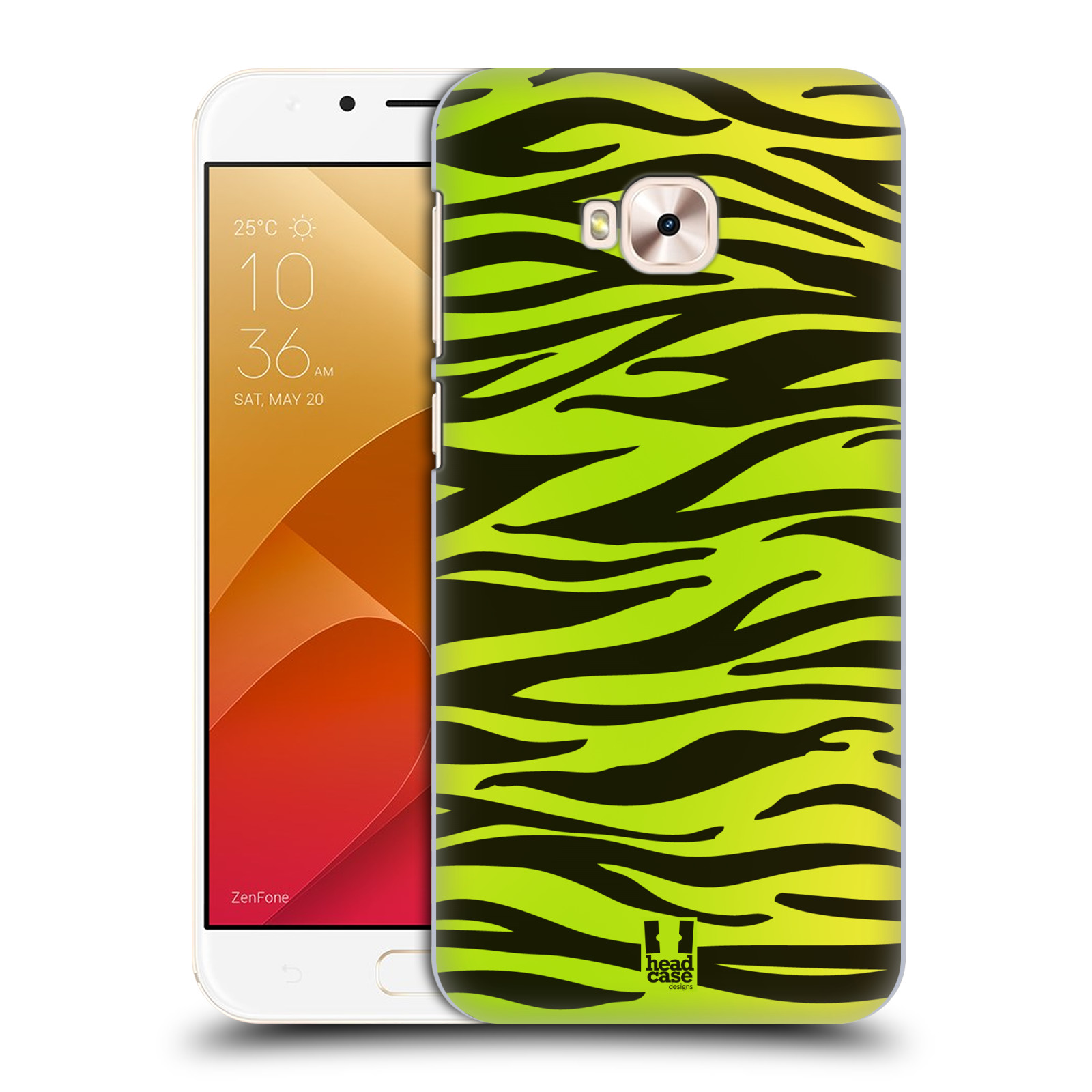 HEAD CASE plastový obal na mobil Asus Zenfone 4 Selfie Pro ZD552KL vzor Divočina zvíře zelená zebra