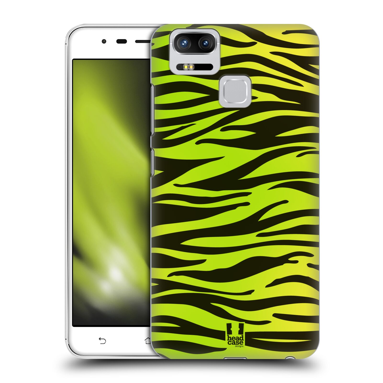 HEAD CASE plastový obal na mobil Asus Zenfone 3 Zoom ZE553KL vzor Divočina zvíře zelená zebra