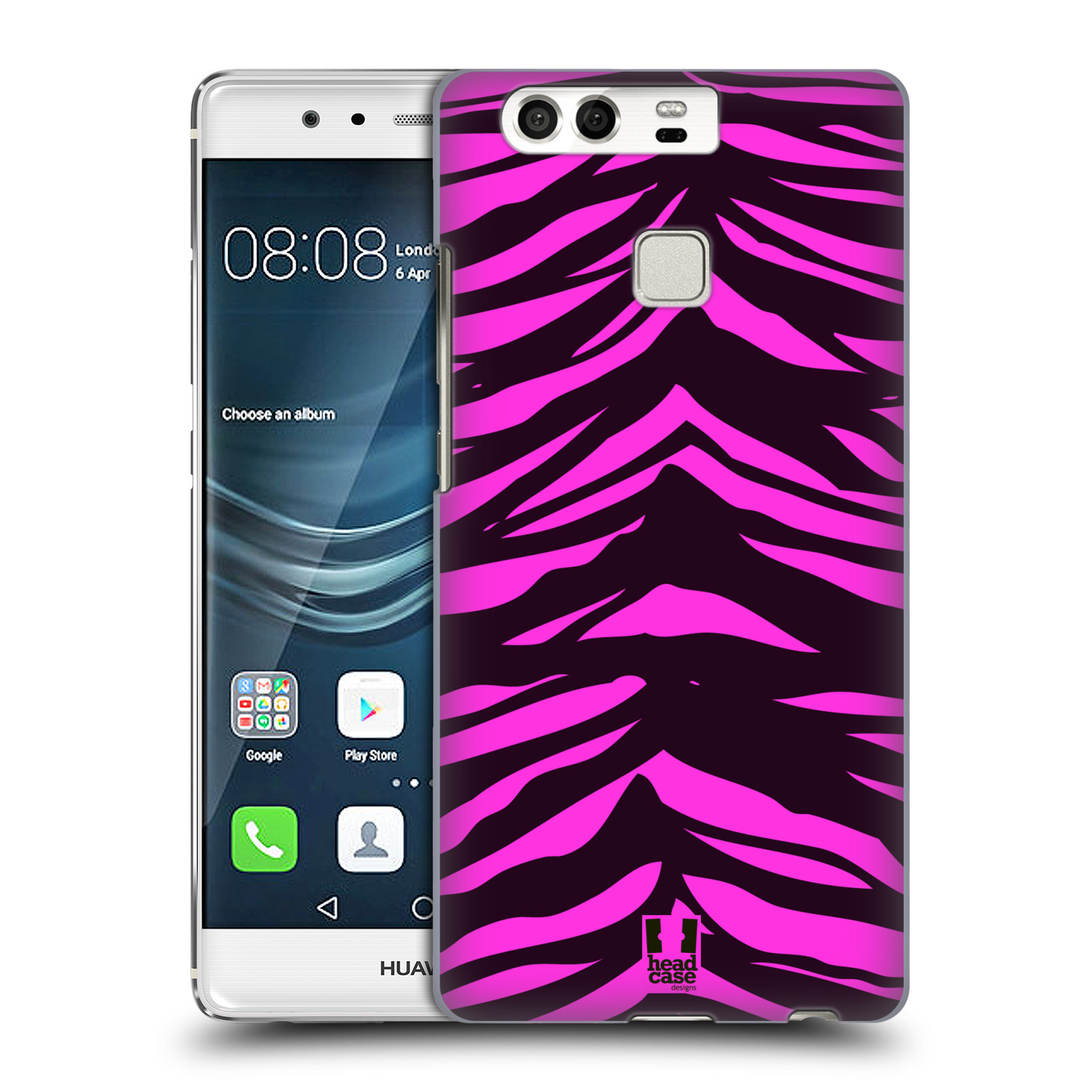 HEAD CASE plastový obal na mobil Huawei P9 / P9 DUAL SIM vzor Divočina zvíře tygr anilinová/fialová