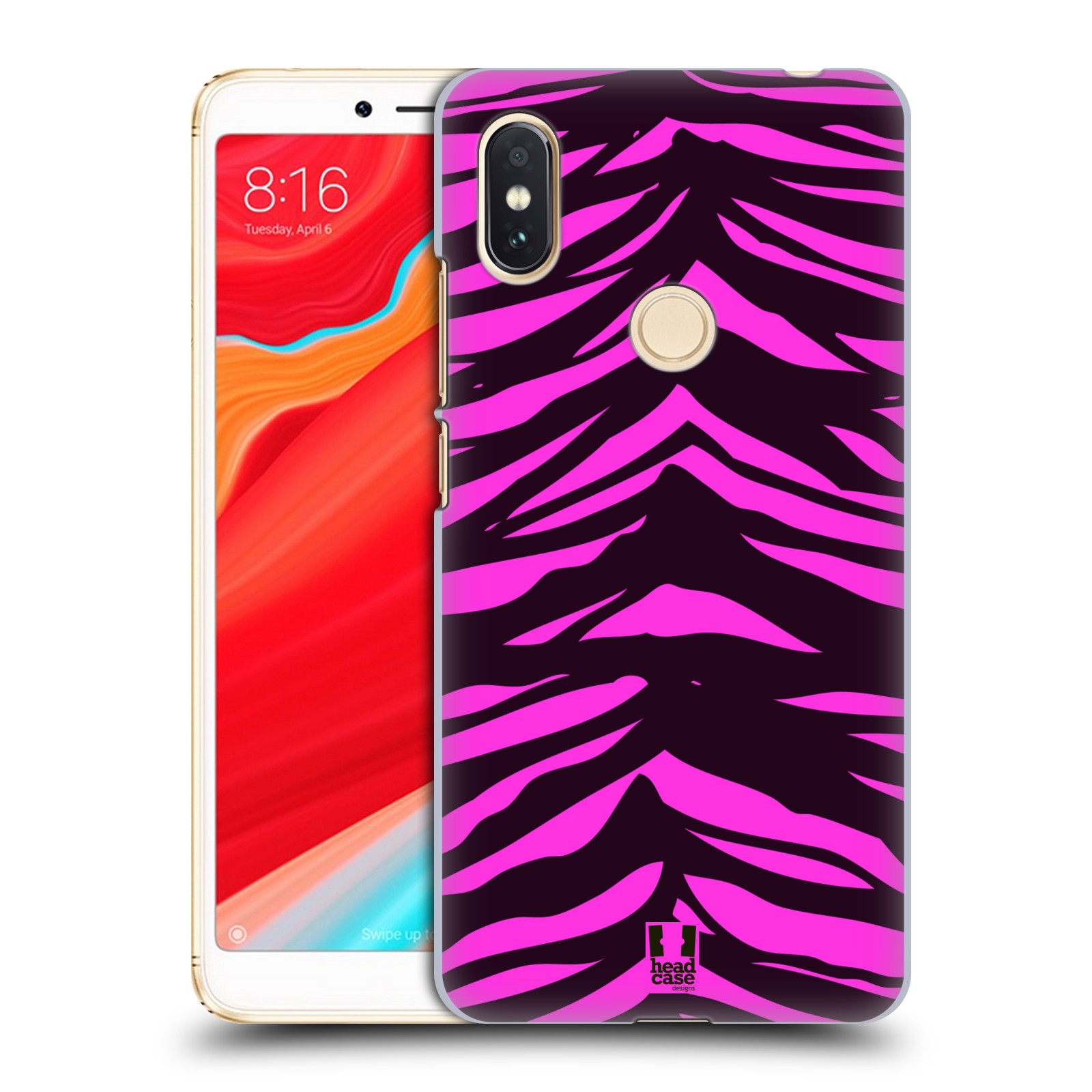 HEAD CASE plastový obal na mobil Xiaomi Redmi S2 vzor Divočina zvíře tygr anilinová/fialová