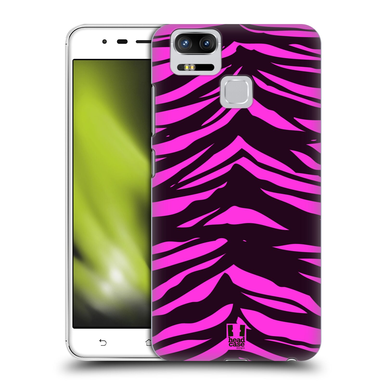 HEAD CASE plastový obal na mobil Asus Zenfone 3 Zoom ZE553KL vzor Divočina zvíře tygr anilinová/fialová