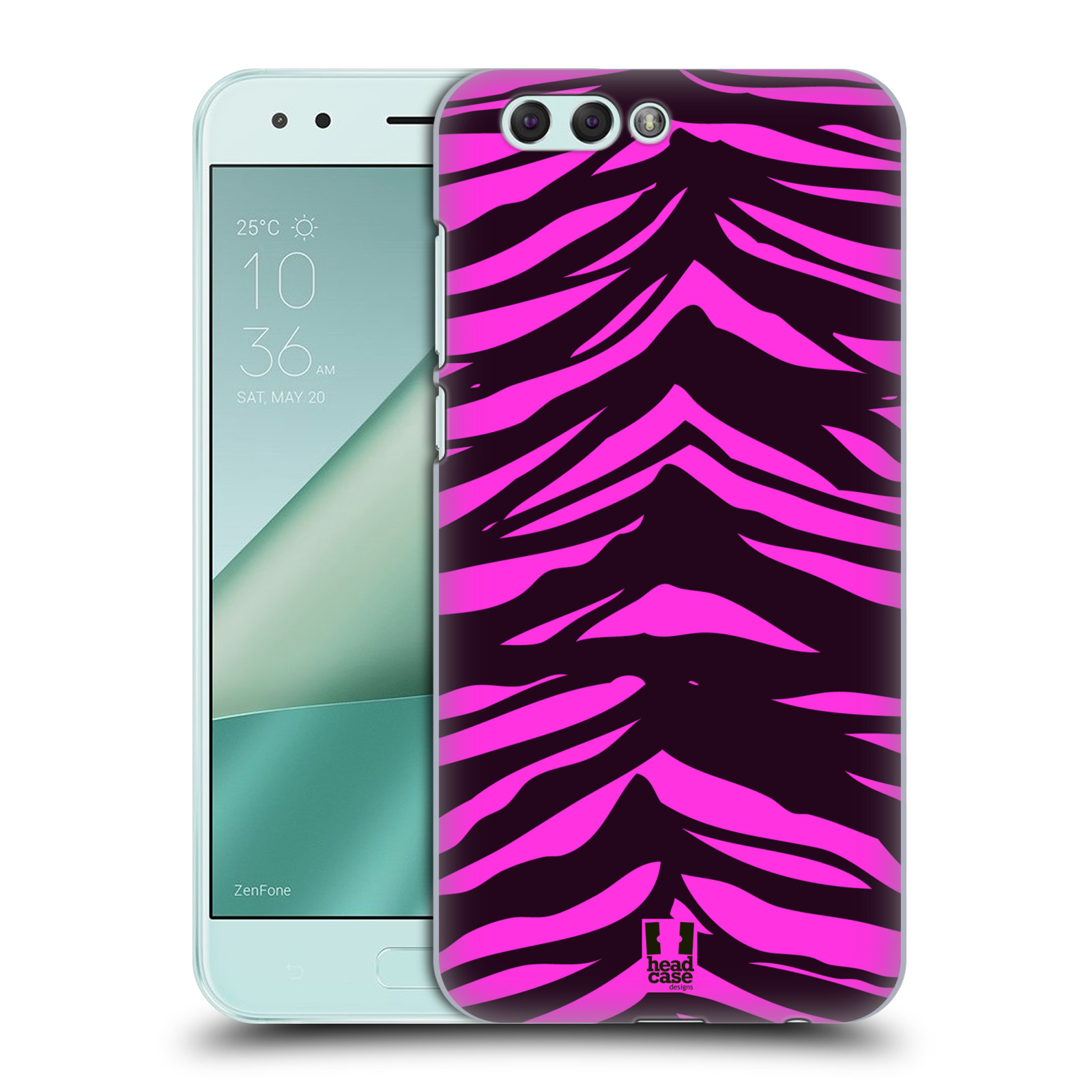 HEAD CASE plastový obal na mobil Asus Zenfone 4 ZE554KL vzor Divočina zvíře tygr anilinová/fialová
