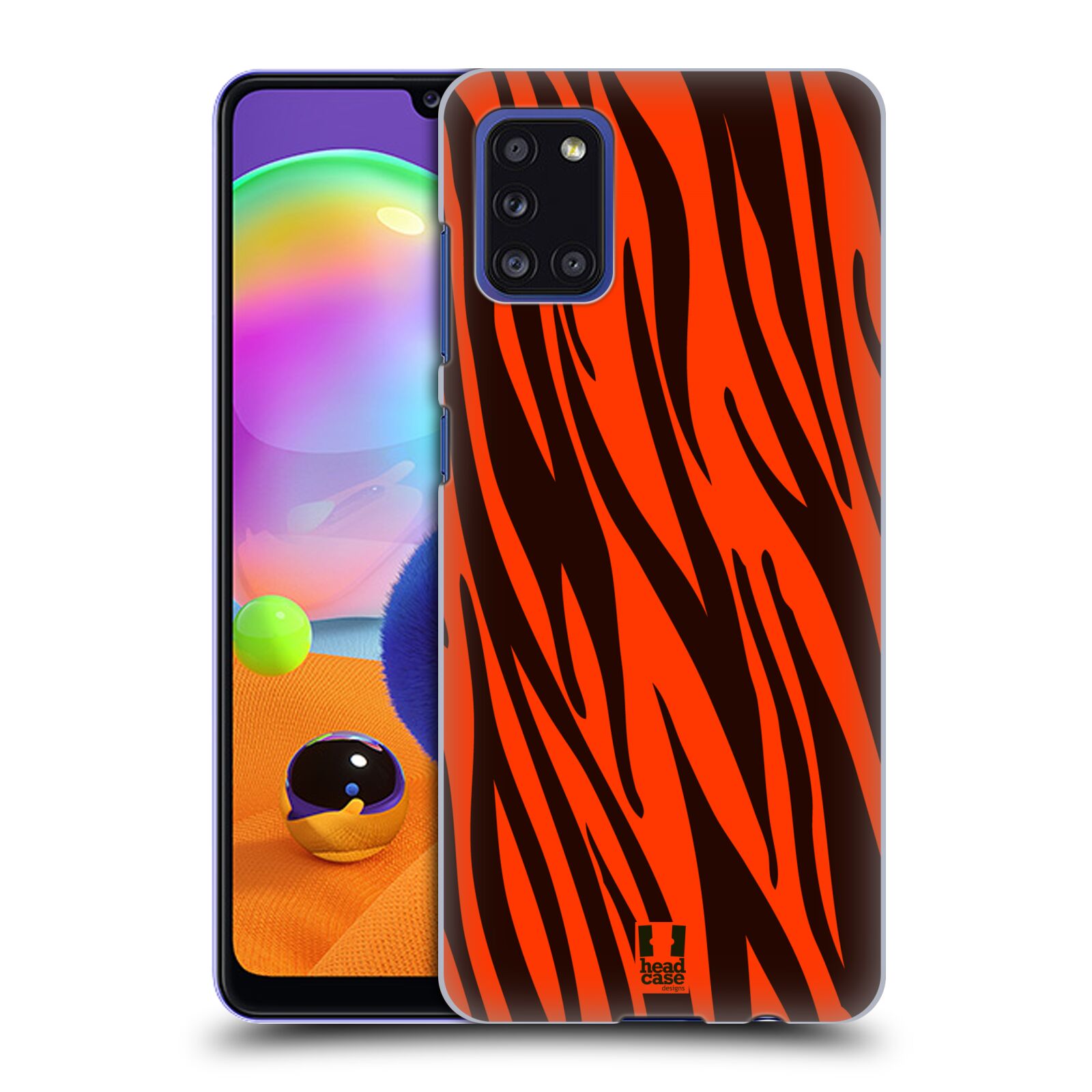 Zadní kryt na mobil Samsung Galaxy A31 vzor Divočina zvíře oranžový tygr