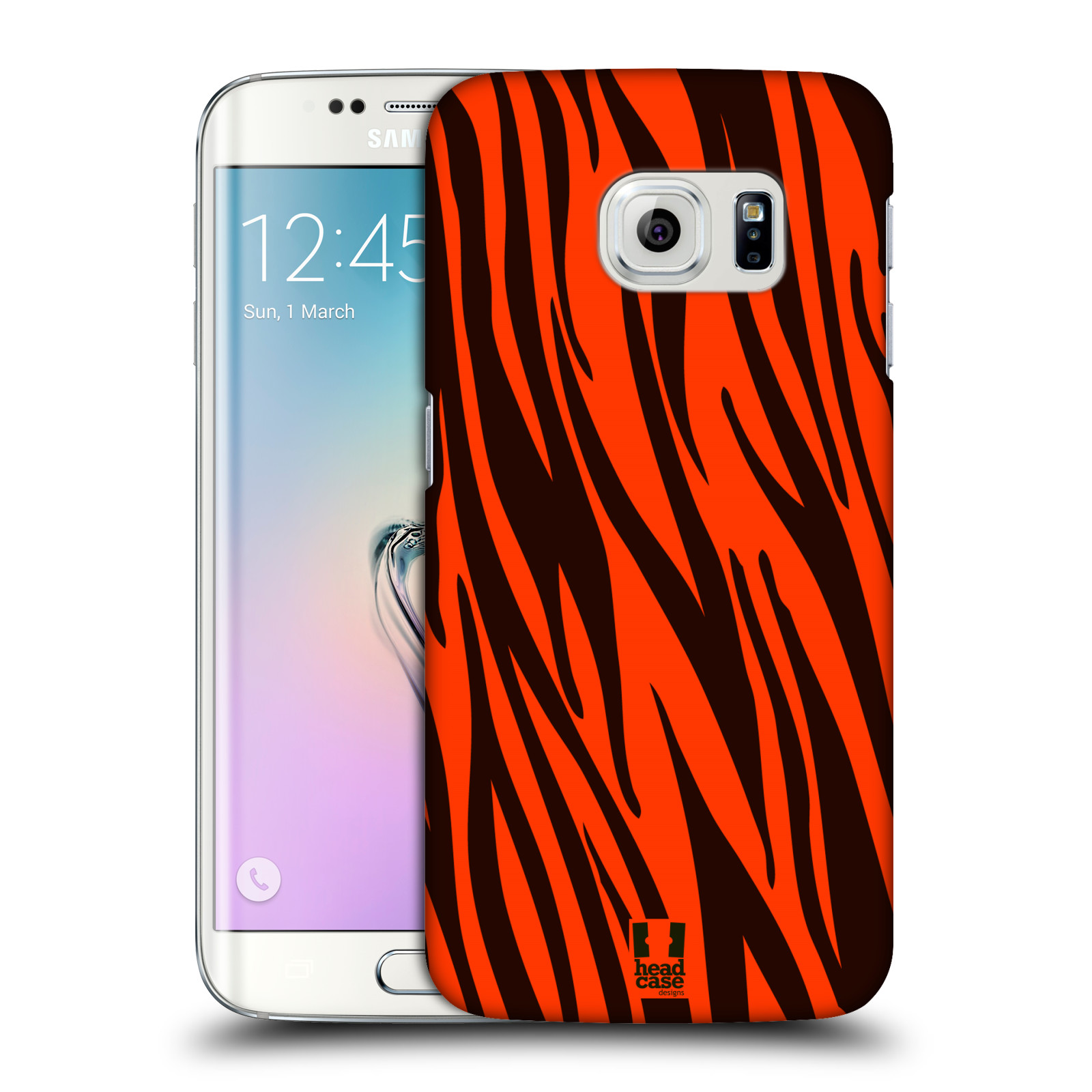 HEAD CASE plastový obal na mobil SAMSUNG Galaxy S6 EDGE (G9250, G925, G925F) vzor Divočina zvíře oranžový tygr