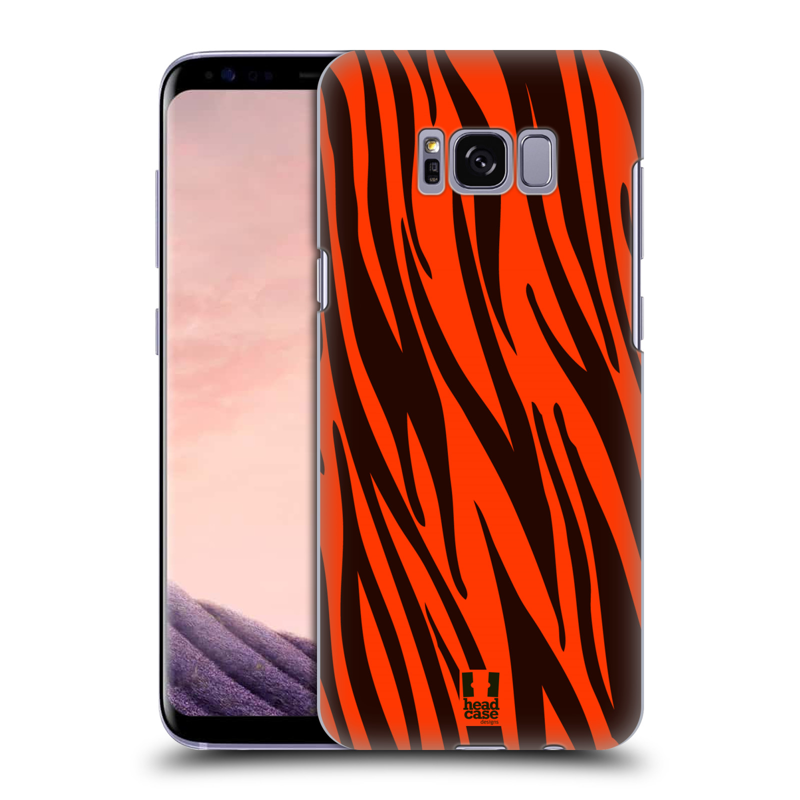 HEAD CASE plastový obal na mobil Samsung Galaxy S8 vzor Divočina zvíře oranžový tygr