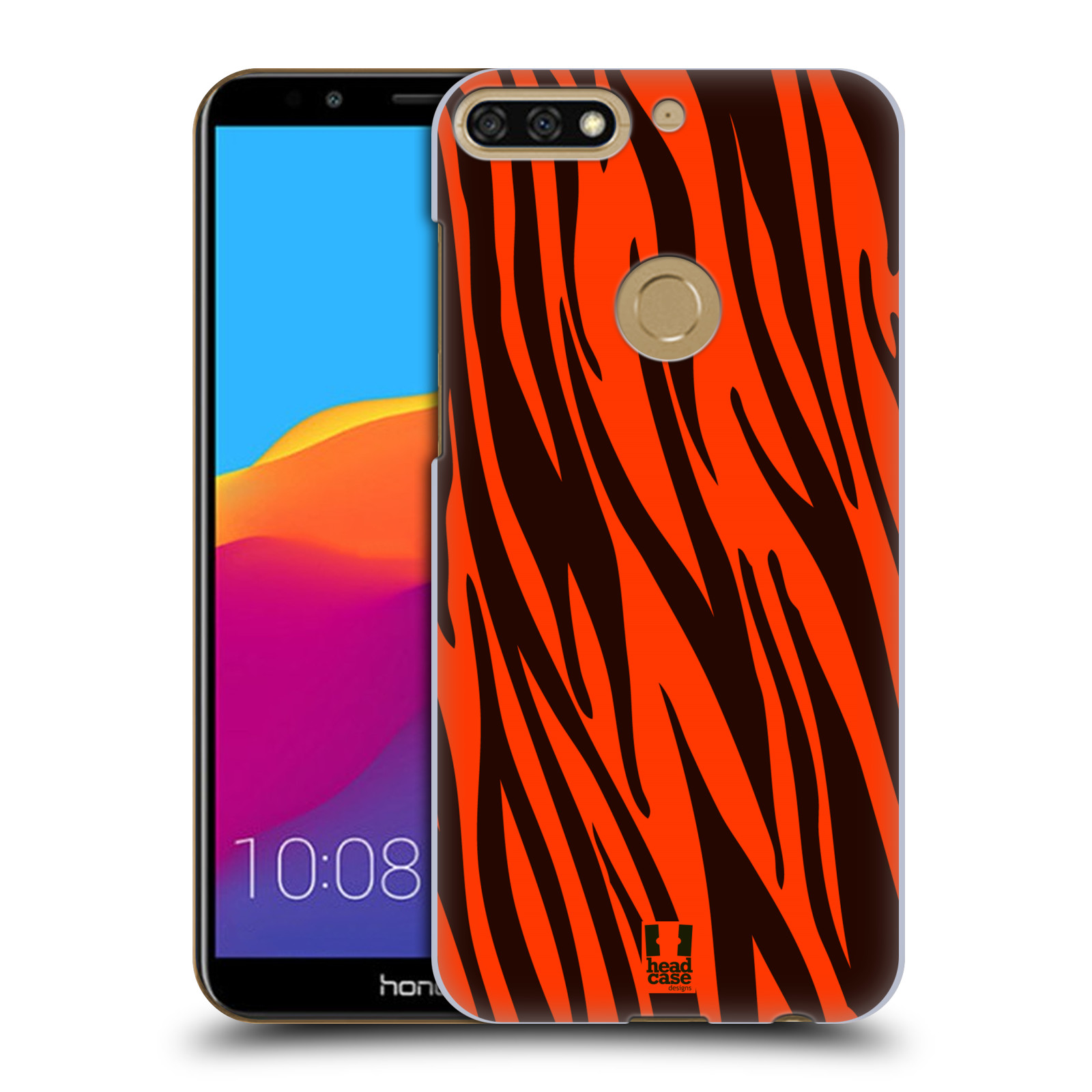 HEAD CASE plastový obal na mobil Honor 7c vzor Divočina zvíře oranžový tygr