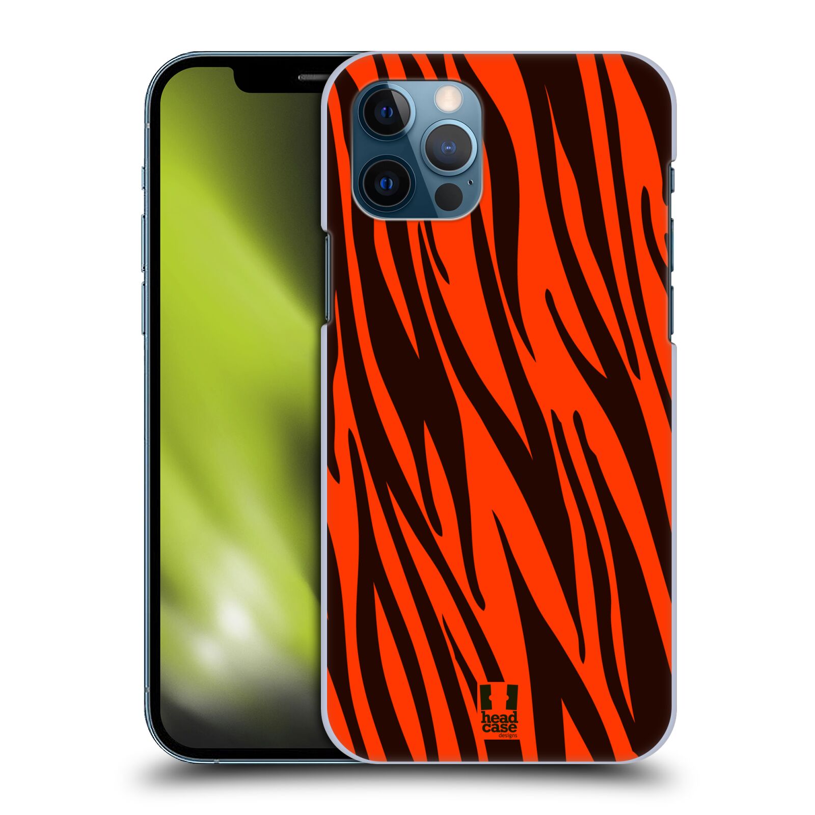 HEAD CASE plastový obal na mobil Apple Iphone 12 / Iphone 12 PRO vzor Divočina zvíře oranžový tygr