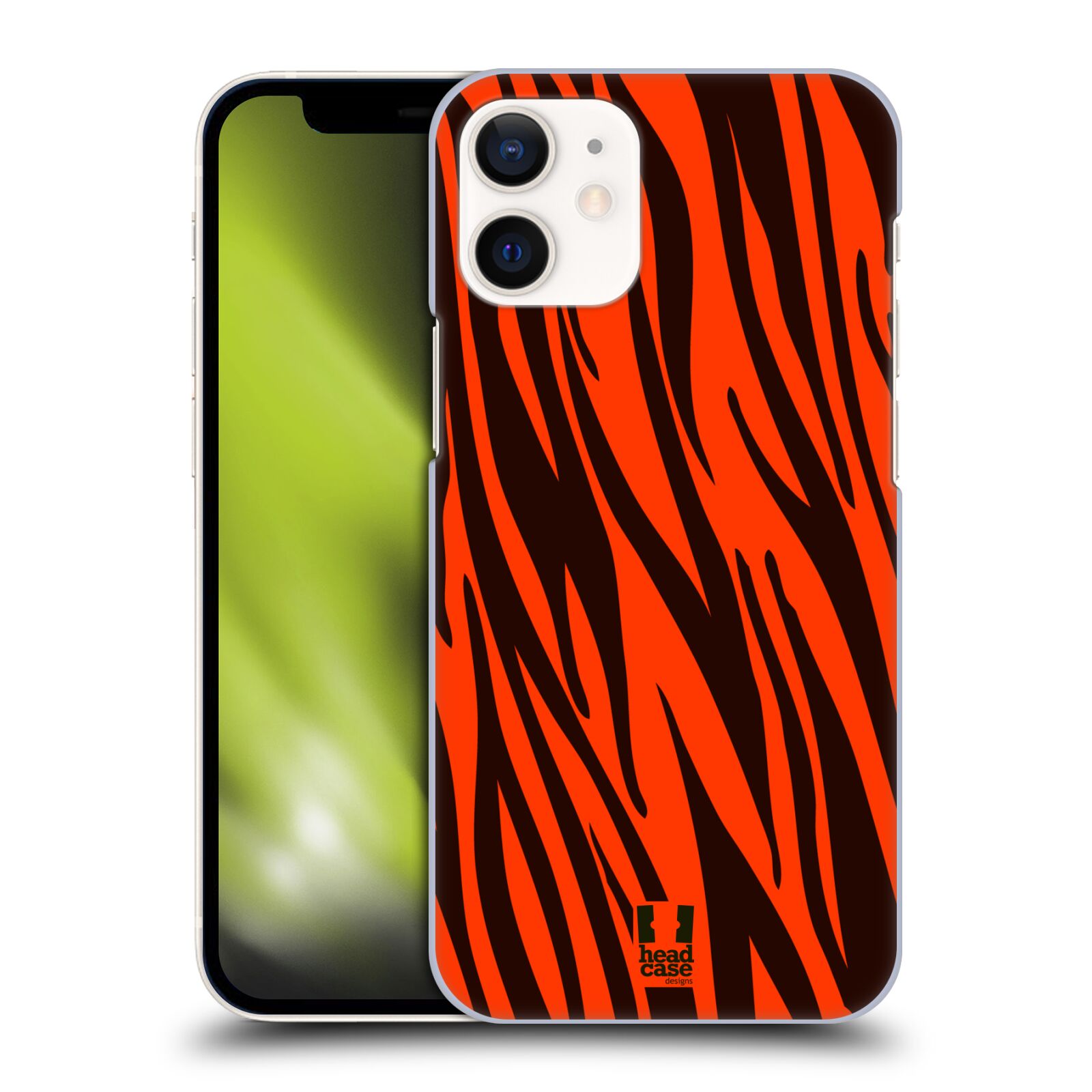 Plastový obal na mobil Apple Iphone 12 MINI vzor Divočina zvíře oranžový tygr