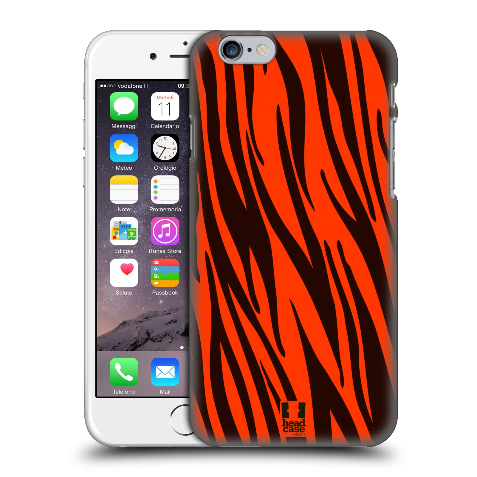 Plastové pouzdro pro mobil Apple Iphone 6/6S vzor Divočina zvíře oranžový tygr