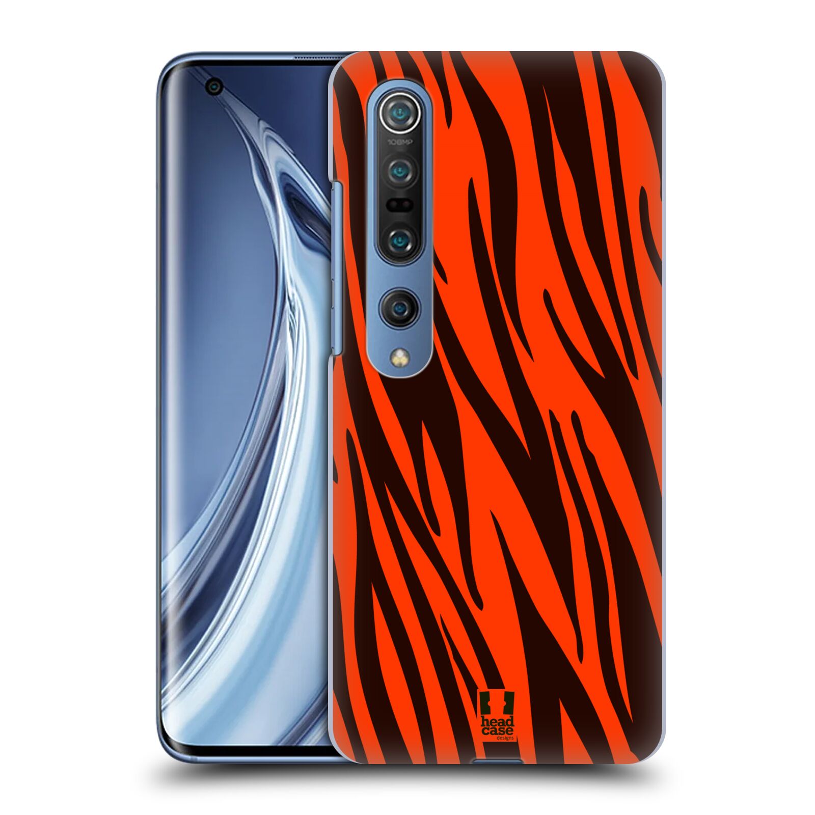 HEAD CASE plastový obal na mobil Xiaomi Mi 10 vzor Divočina zvíře oranžový tygr