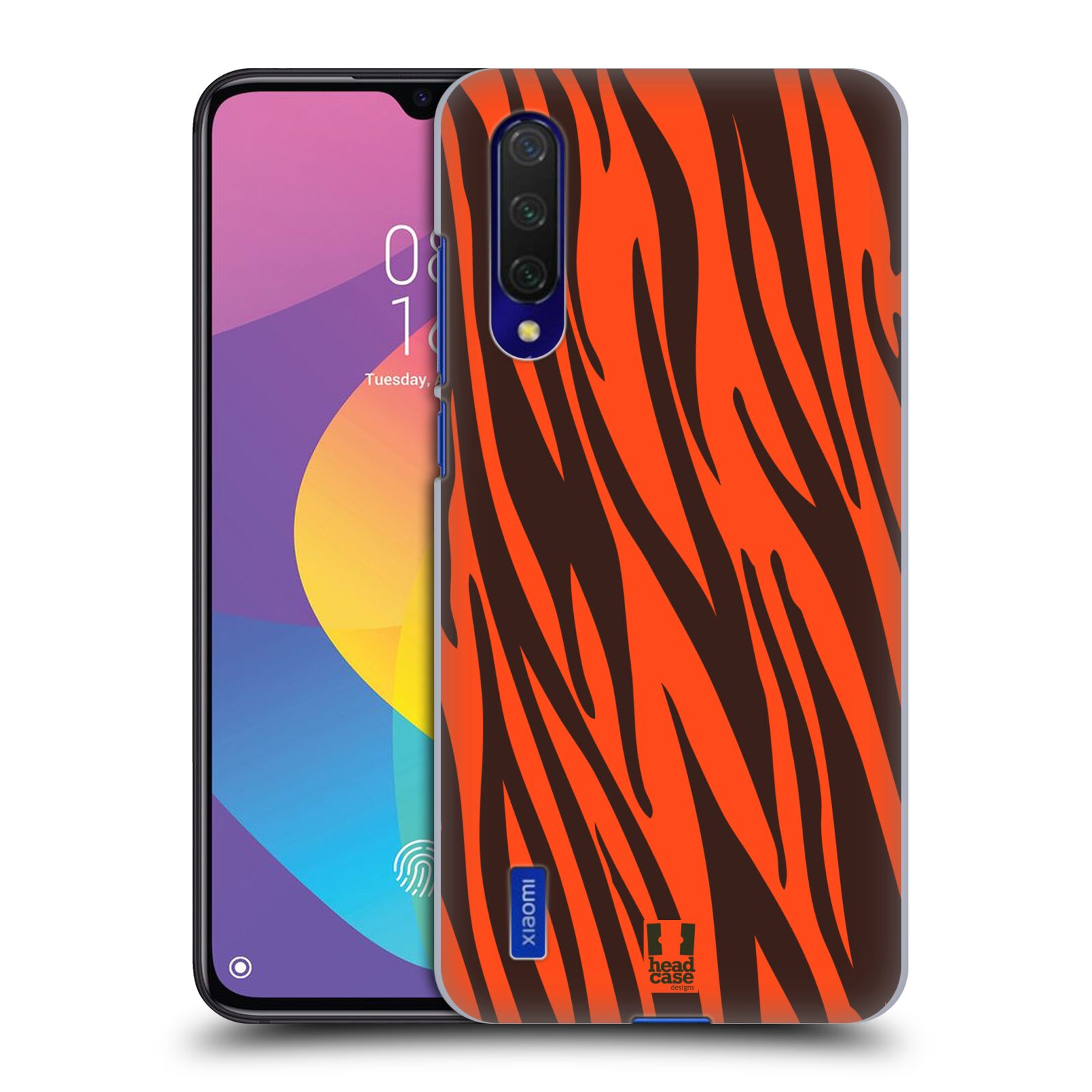 Zadní kryt na mobil Xiaomi MI 9 LITE vzor Divočina zvíře oranžový tygr