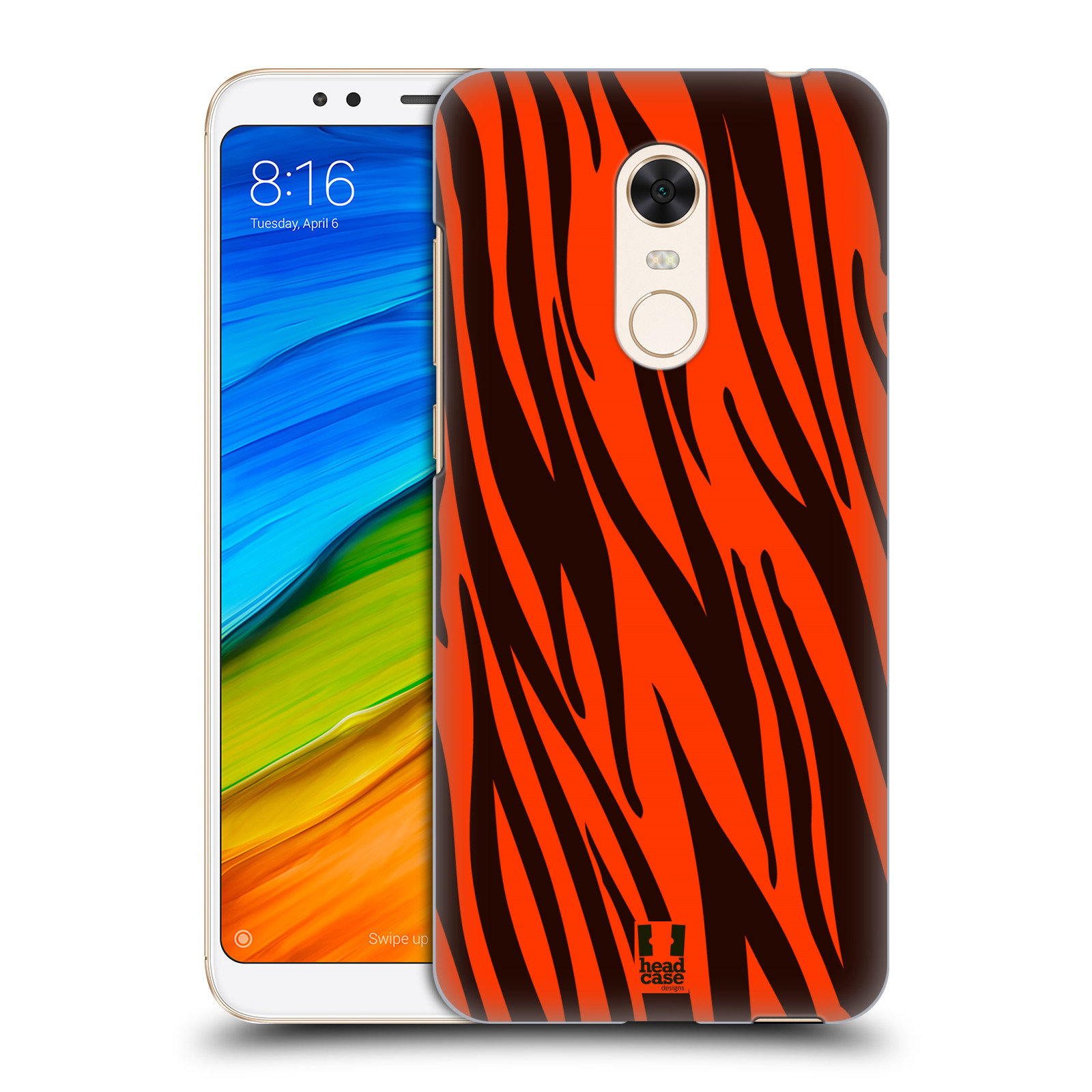 HEAD CASE plastový obal na mobil Xiaomi Redmi 5 PLUS vzor Divočina zvíře oranžový tygr