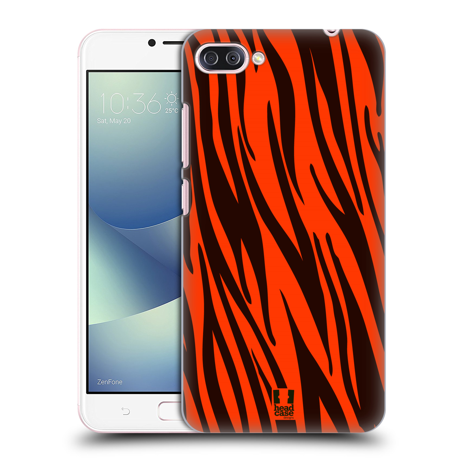 HEAD CASE plastový obal na mobil Asus Zenfone 4 MAX ZC554KL vzor Divočina zvíře oranžový tygr