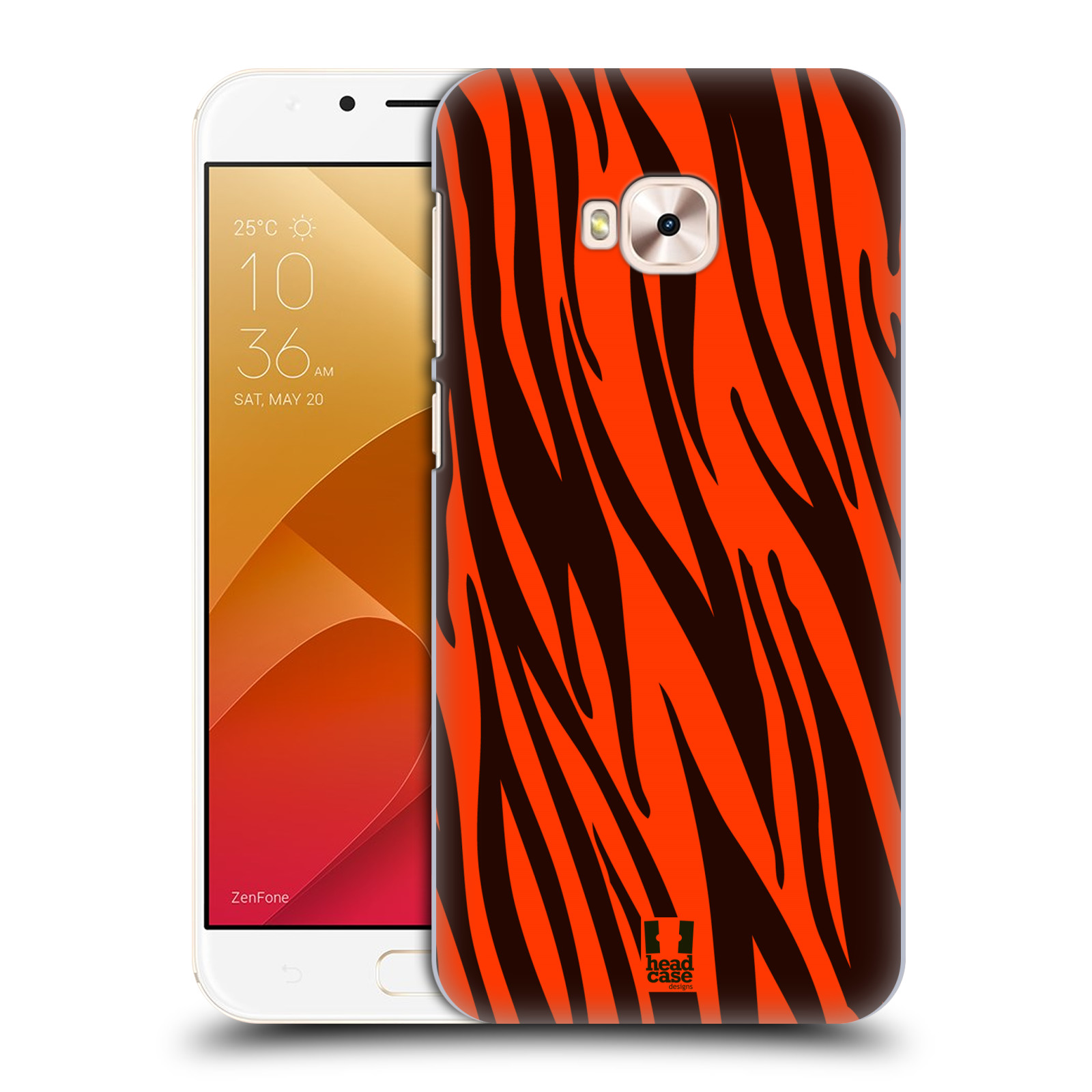 HEAD CASE plastový obal na mobil Asus Zenfone 4 Selfie Pro ZD552KL vzor Divočina zvíře oranžový tygr