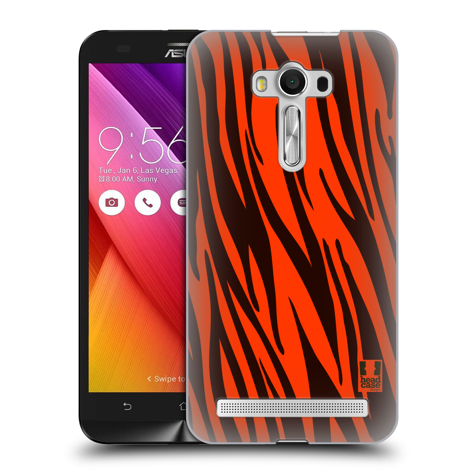 HEAD CASE plastový obal na mobil Asus Zenfone 2 LASER (5,5 displej ZE550KL) vzor Divočina zvíře oranžový tygr