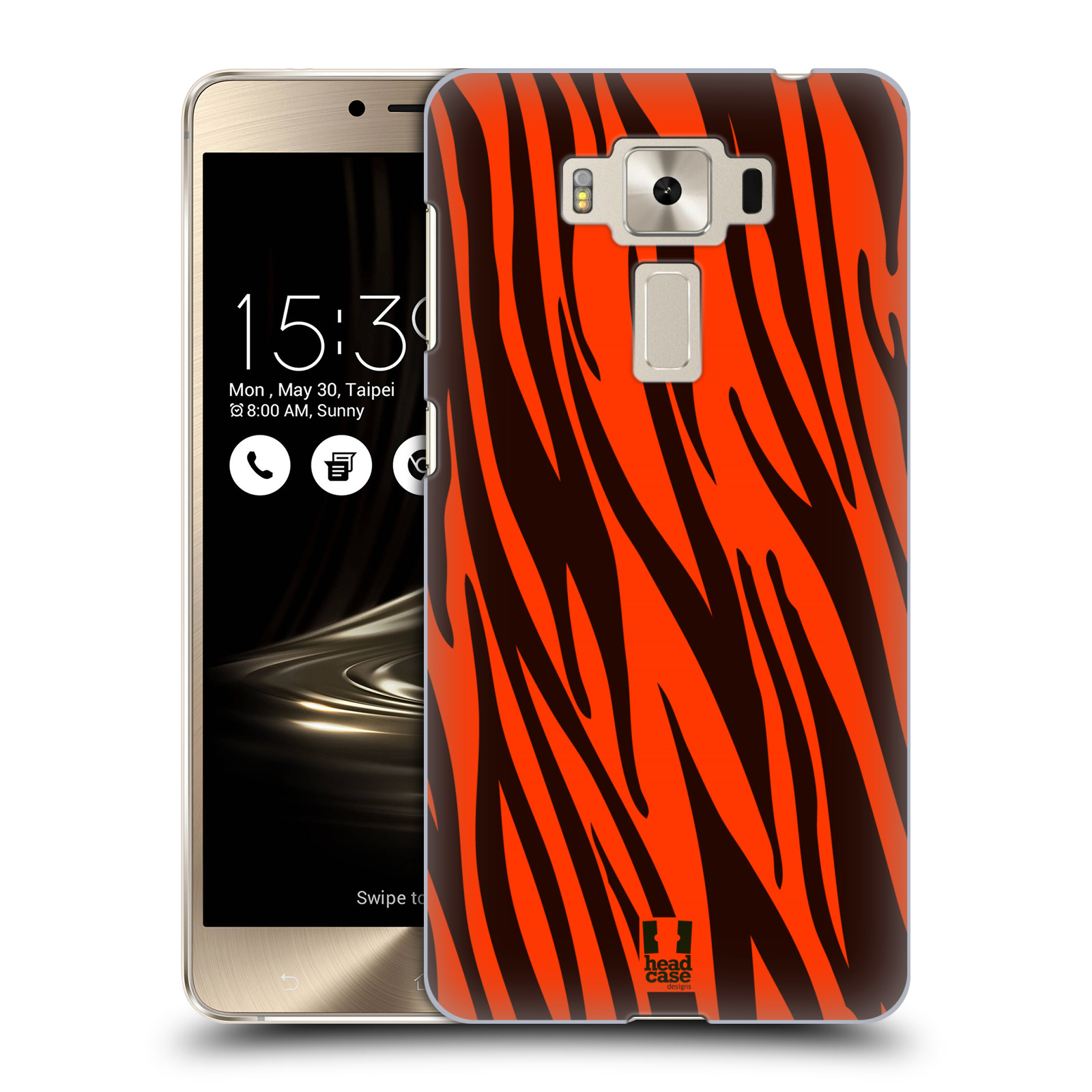 HEAD CASE plastový obal na mobil Asus Zenfone 3 DELUXE ZS550KL vzor Divočina zvíře oranžový tygr