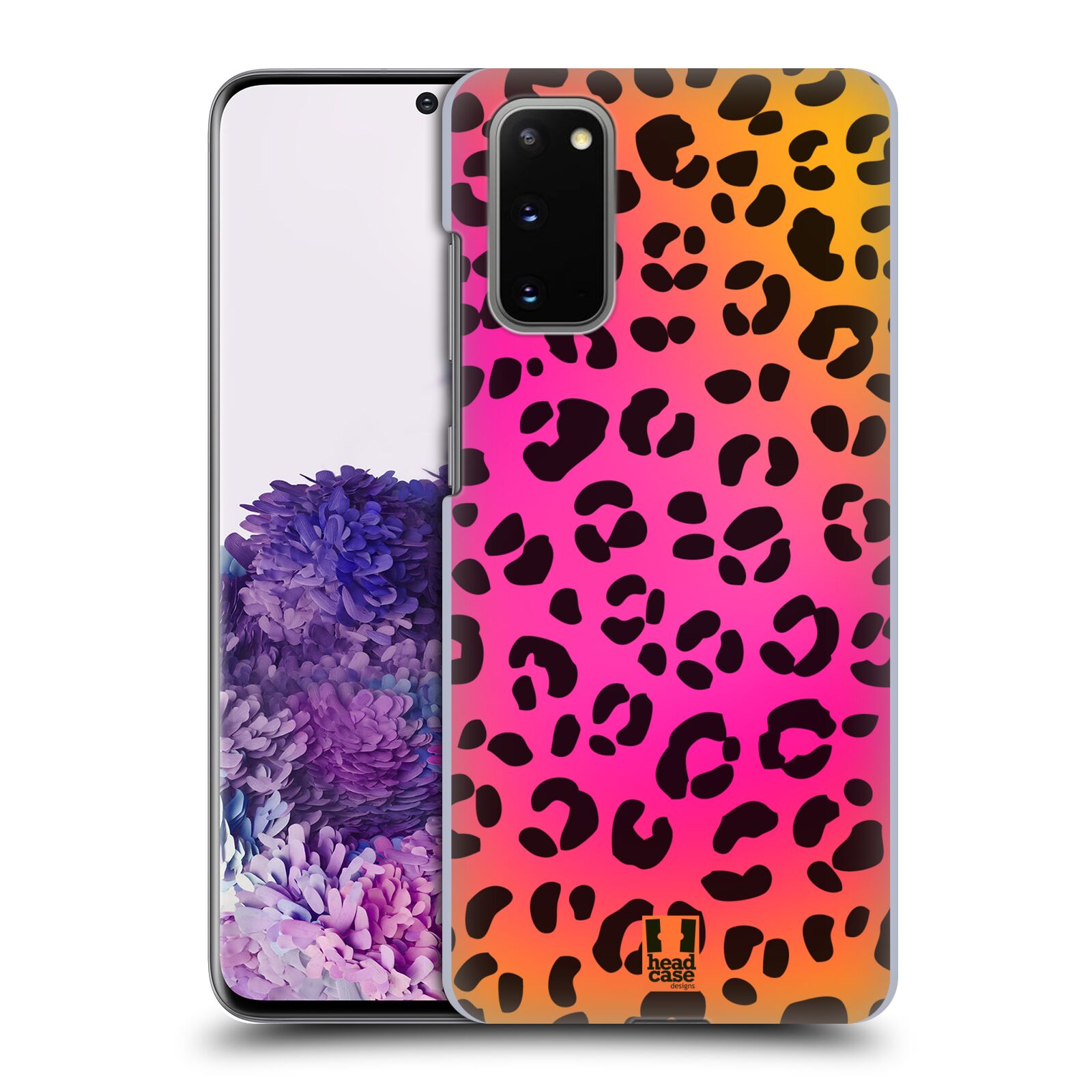 Pouzdro na mobil Samsung Galaxy S20 - HEAD CASE - vzor Divočina zvíře růžový leopard