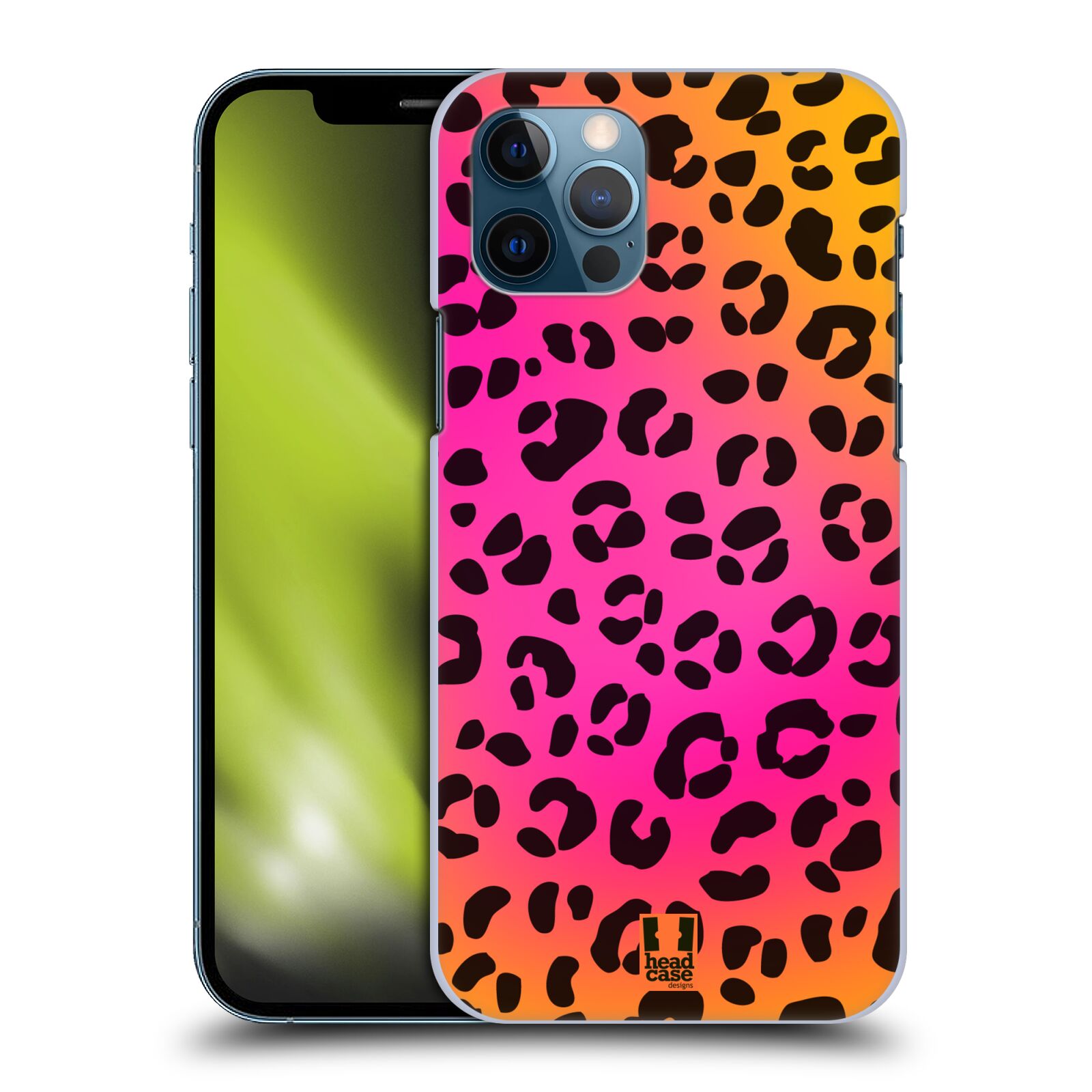HEAD CASE plastový obal na mobil Apple Iphone 12 / Iphone 12 PRO vzor Divočina zvíře růžový leopard