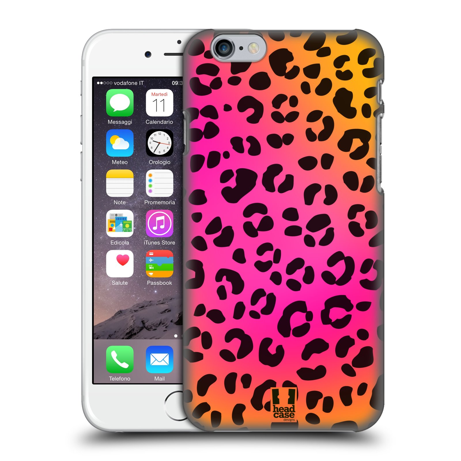 Plastové pouzdro pro mobil Apple Iphone 6/6S vzor Divočina zvíře růžový leopard
