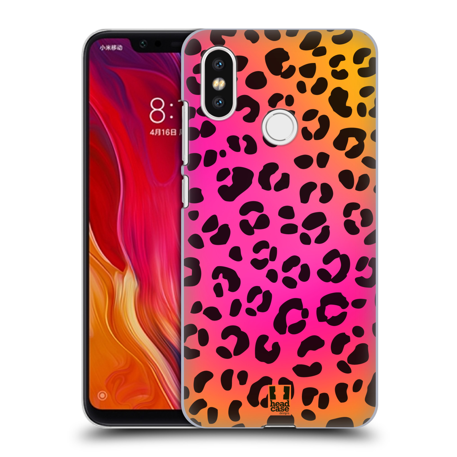 HEAD CASE plastový obal na mobil Xiaomi Mi 8 vzor Divočina zvíře růžový leopard