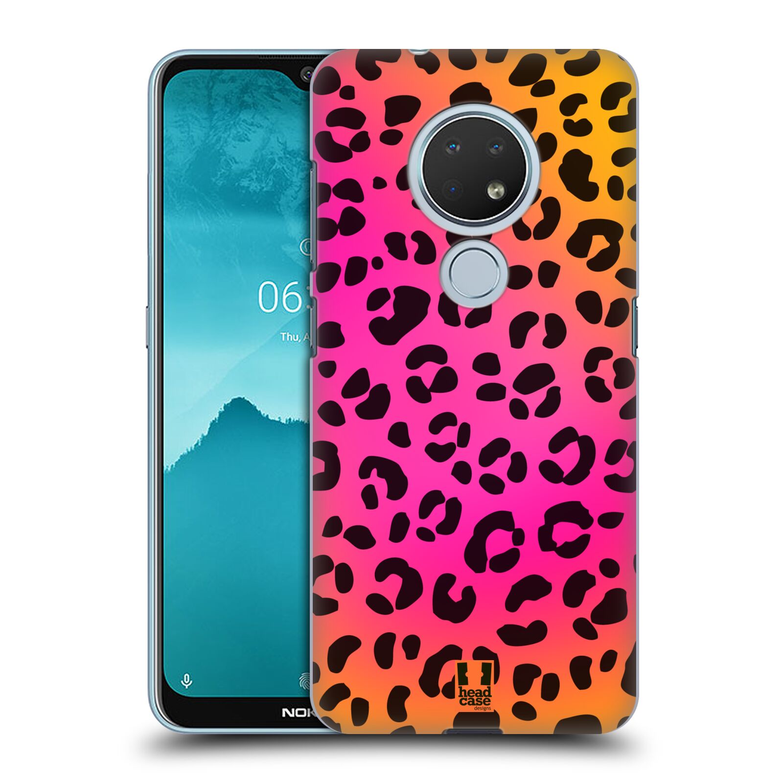 Pouzdro na mobil Nokia 6.2 - HEAD CASE - vzor Divočina zvíře růžový leopard