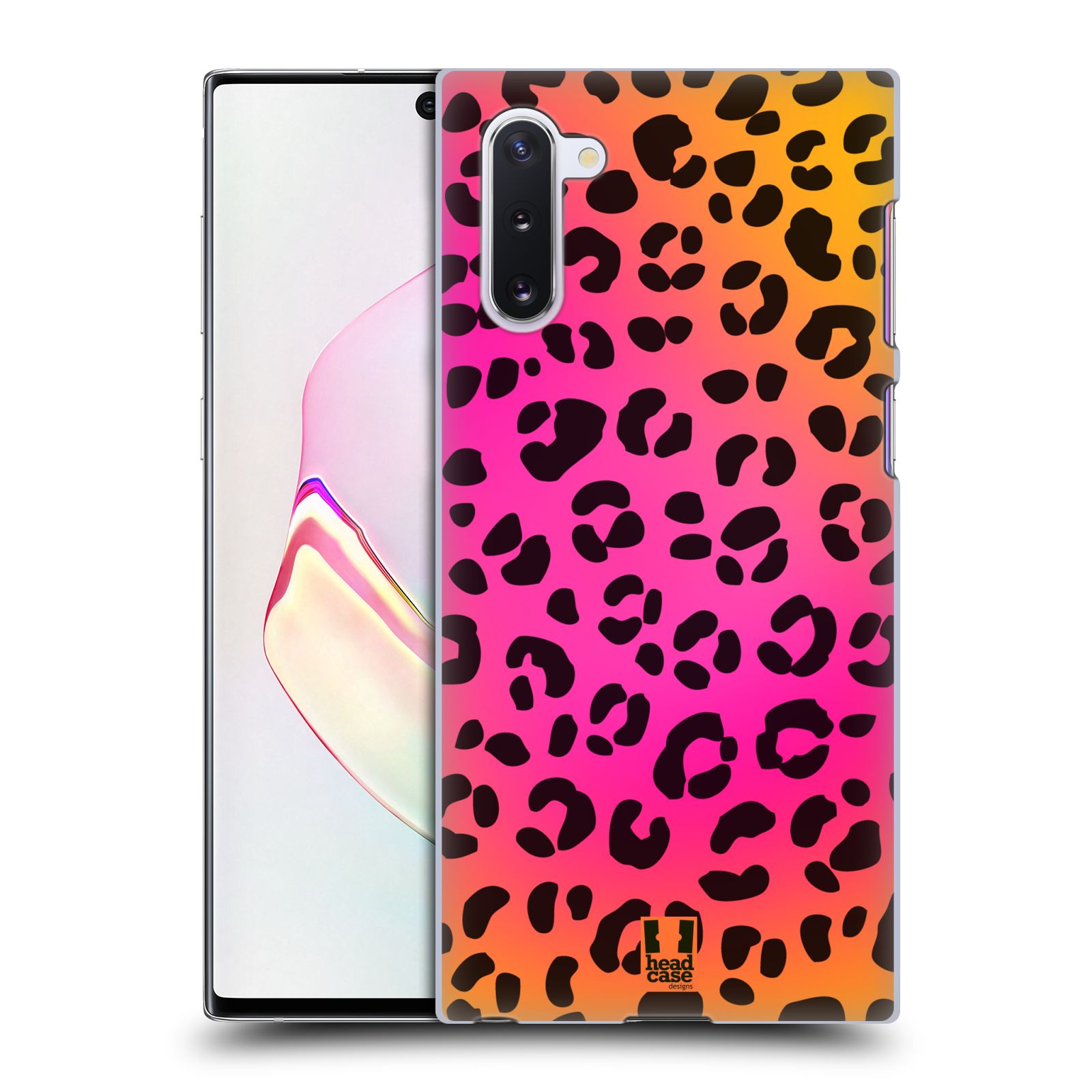 Pouzdro na mobil Samsung Galaxy Note 10 - HEAD CASE - vzor Divočina zvíře růžový leopard