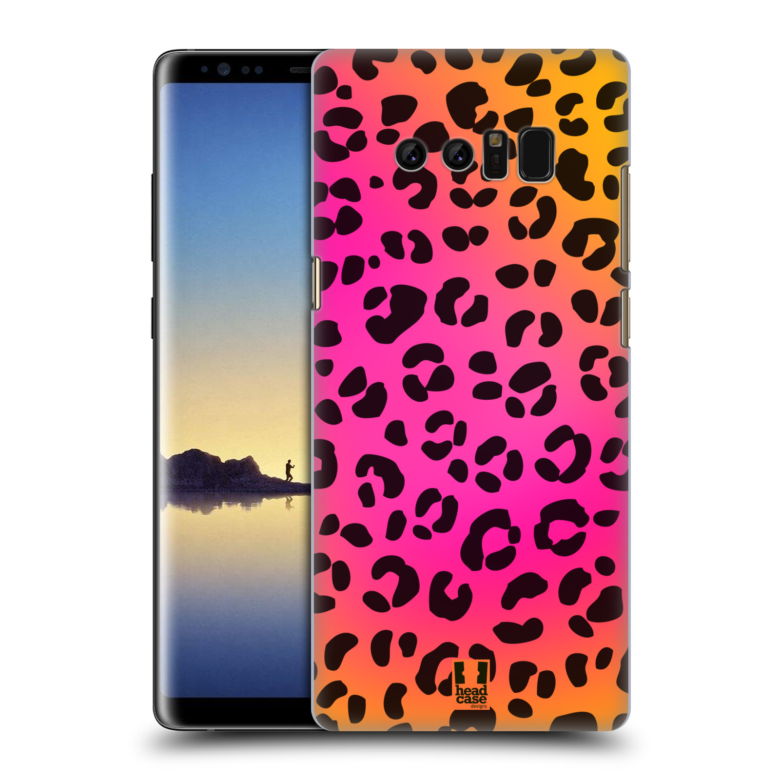 HEAD CASE plastový obal na mobil Samsung Galaxy Note 8 vzor Divočina zvíře růžový leopard
