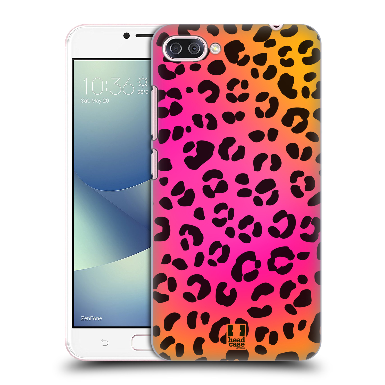 HEAD CASE plastový obal na mobil Asus Zenfone 4 MAX ZC554KL vzor Divočina zvíře růžový leopard