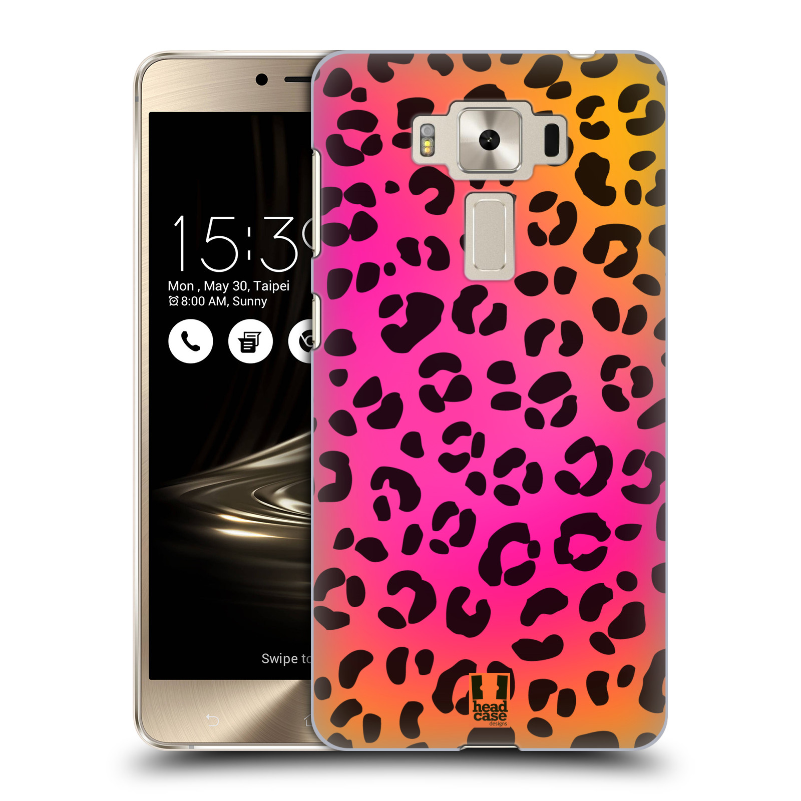 HEAD CASE plastový obal na mobil Asus Zenfone 3 DELUXE ZS550KL vzor Divočina zvíře růžový leopard
