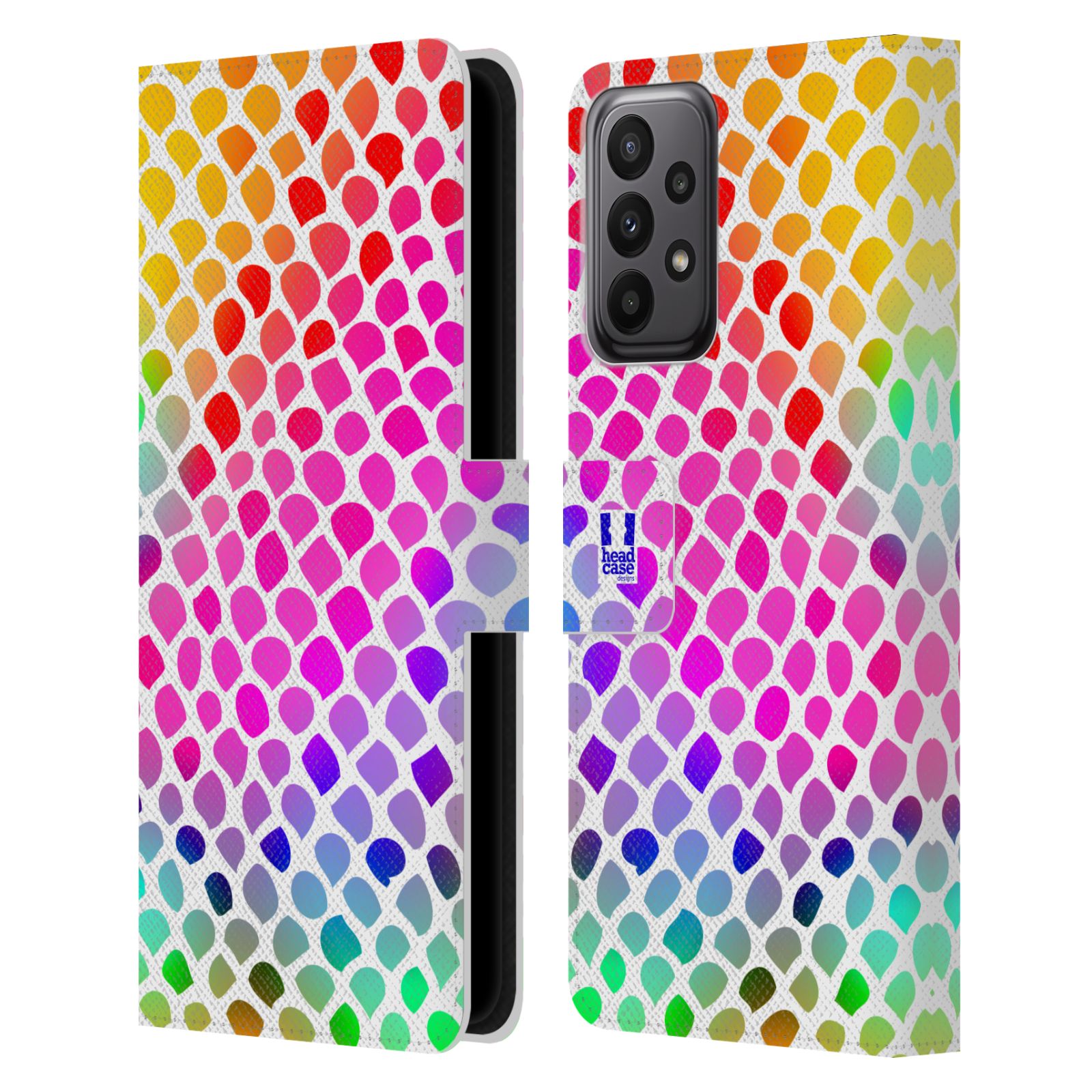 HEAD CASE Pouzdro pro mobil Samsung Galaxy A23 - Duhový had