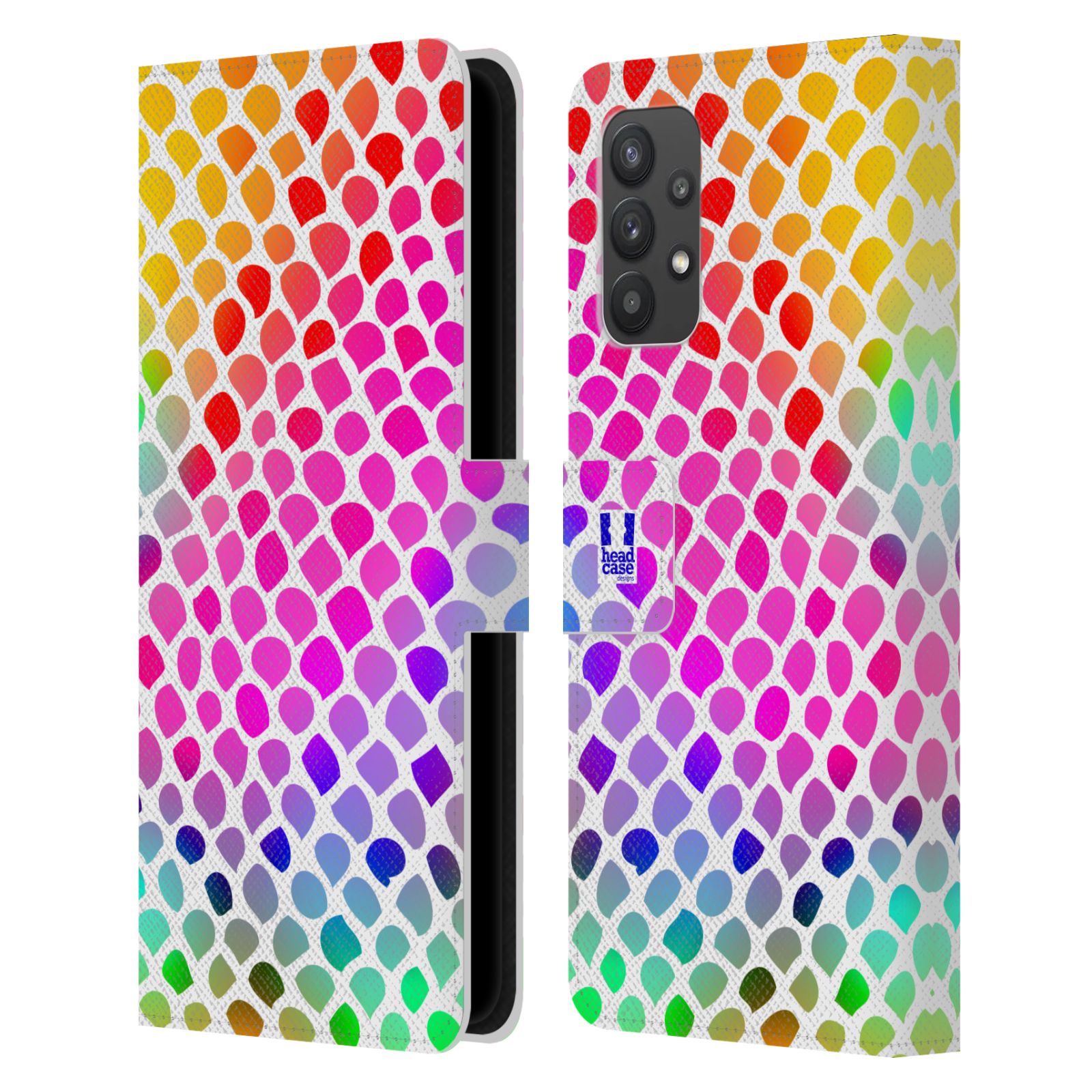 Pouzdro pro mobil Samsung Galaxy A32 5G - HEAD CASE - Duhový had