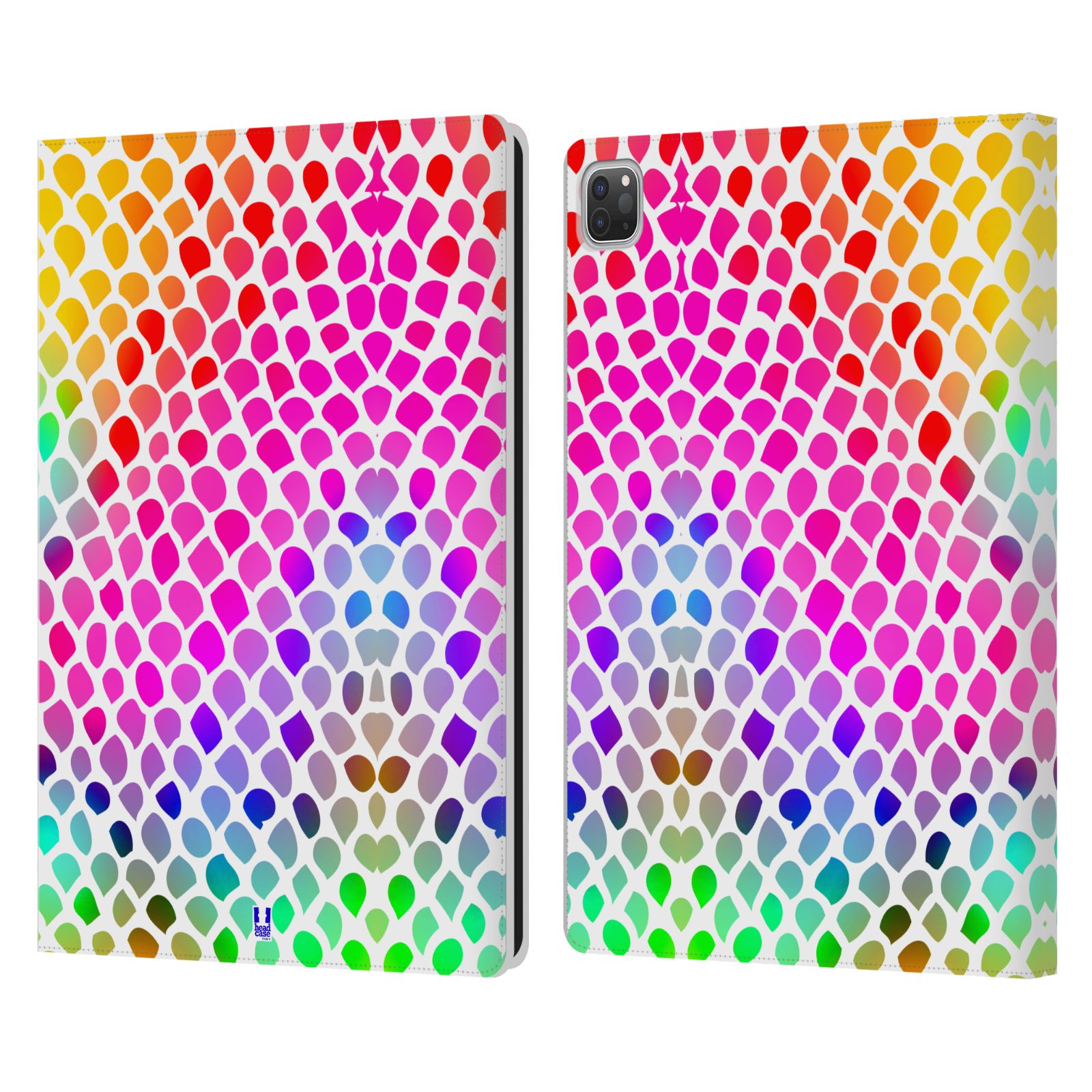 Pouzdro pro tablet Apple Ipad Pro 12.9 - HEAD CASE - Zvířecí barevné vzory duhový had