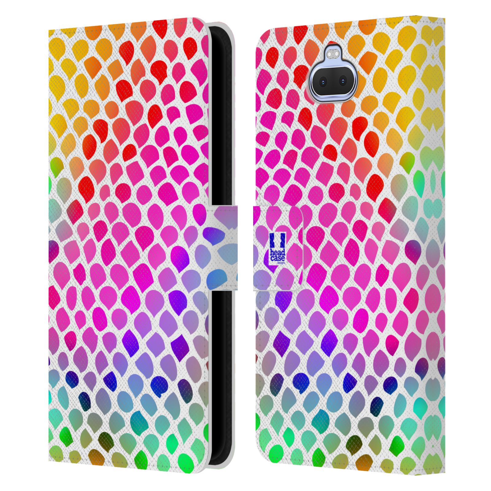 Pouzdro pro mobil Sony Xperia 10 / Xperia XA3  - Duhový had